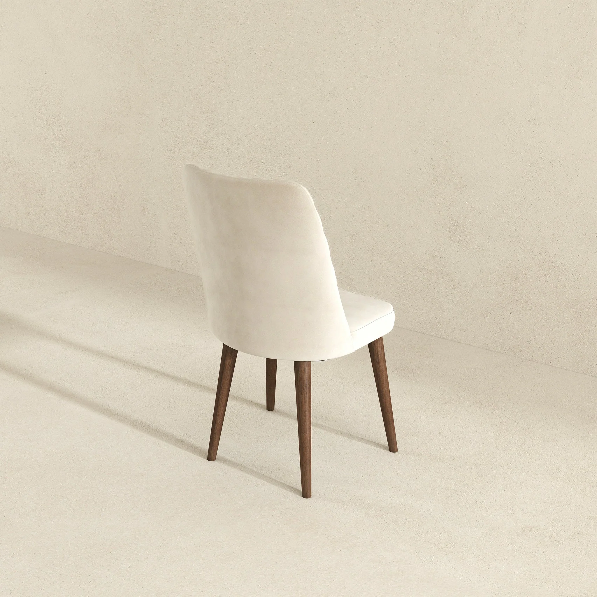 Katie Beige Velvet Dining Chair (Set Of 2) - Image 6