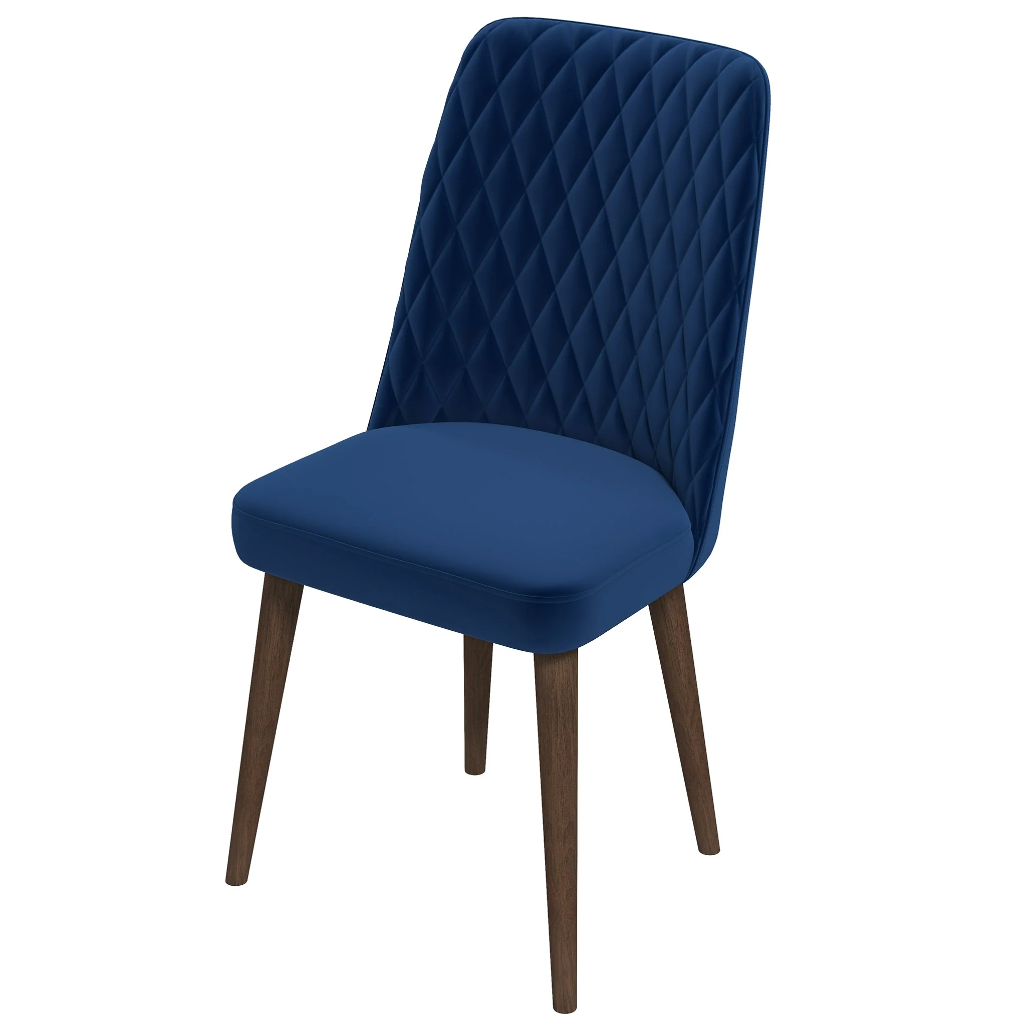 Katie  Navy Blue Velvet Dining Chair (Set Of 2) - Image 7