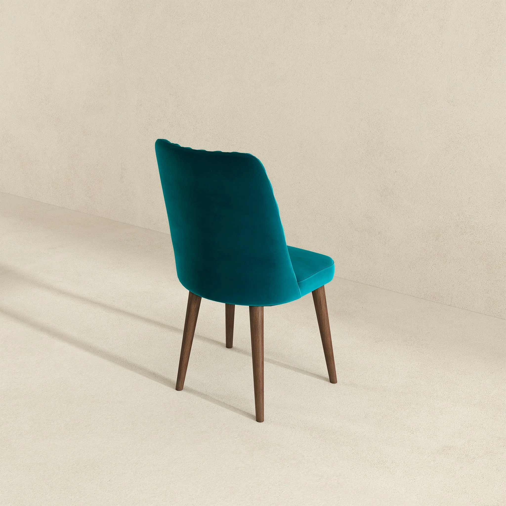 Katie Teal Velvet Dining Chair (Set Of 2) - Image 5