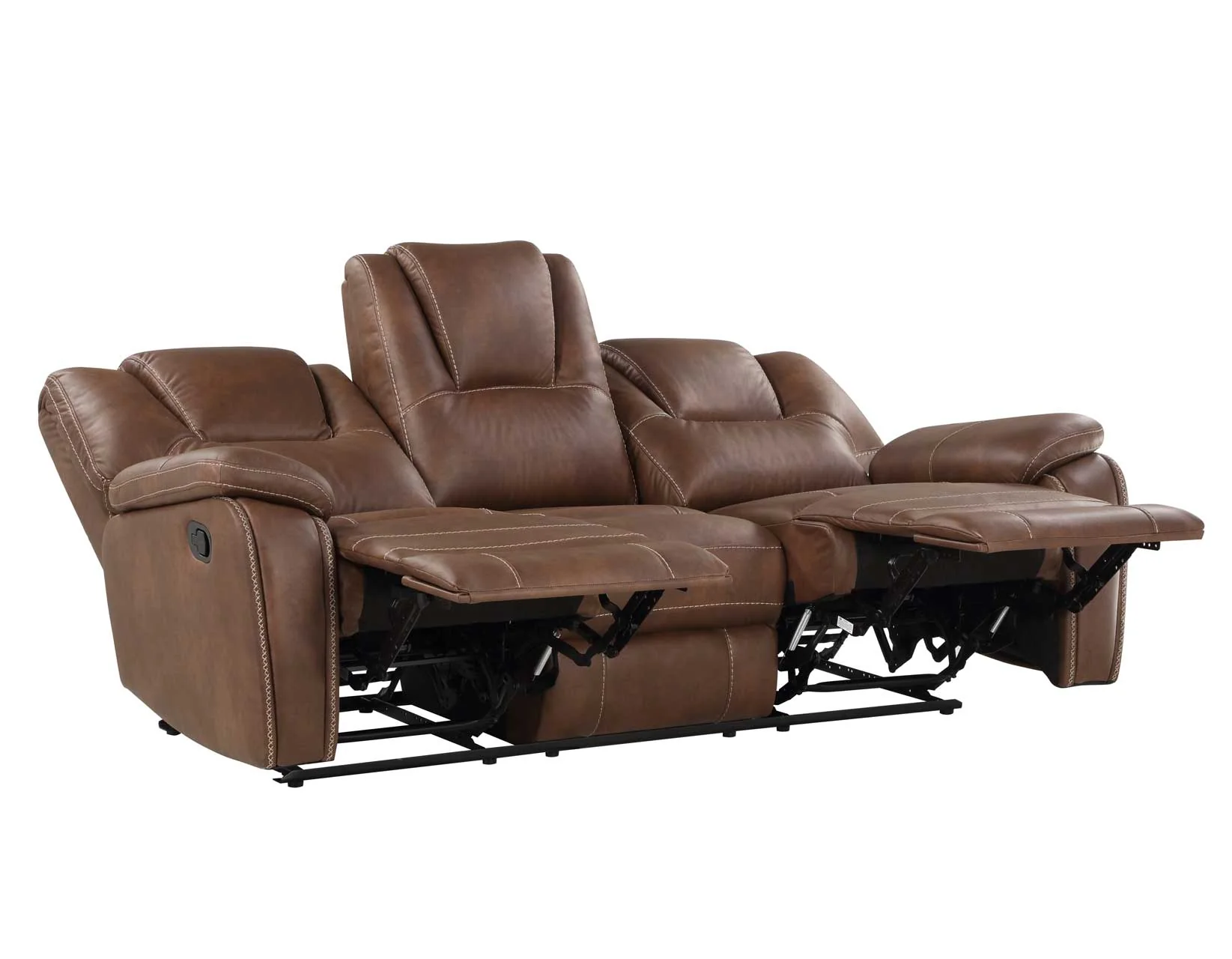 Katrine Brown 3-Piece Manual Reclining Set - Image 5