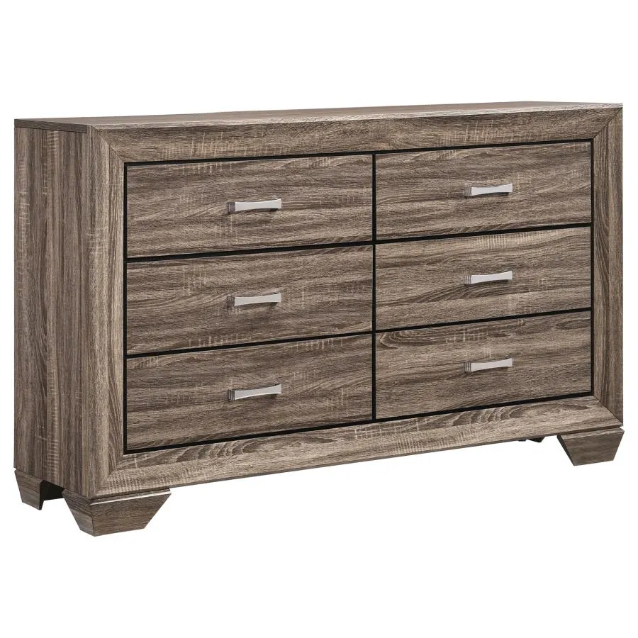 Kauffman 5-Piece Queen Bedroom Set with High Straight Headboard - Image 7