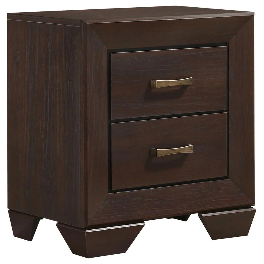 Kauffman 5-Piece Eastern King Bedroom Set with High Straight Headboard - Image 5