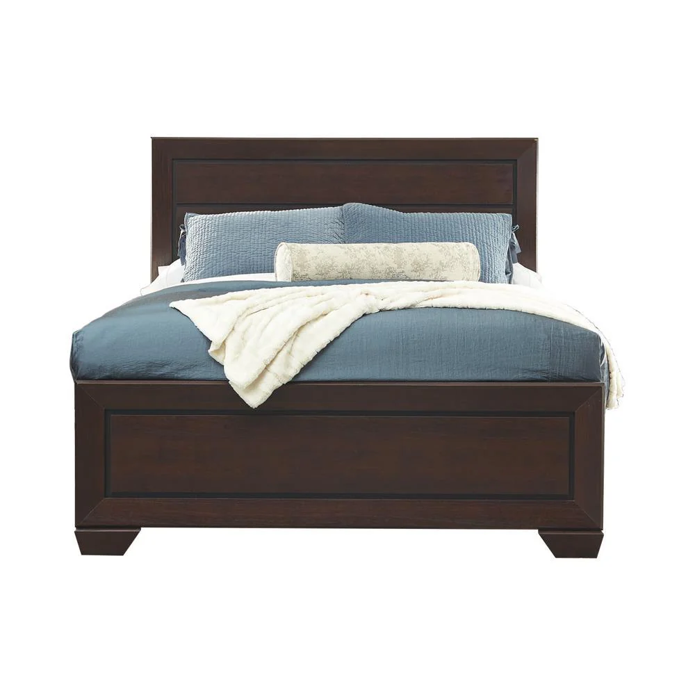 Kauffman Dark Cocoa California King Panel Bed - Image 2