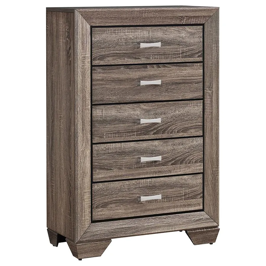 Kauffman 5-Piece Storage Queen Bedroom Set with High Straight Headboard - Image 12