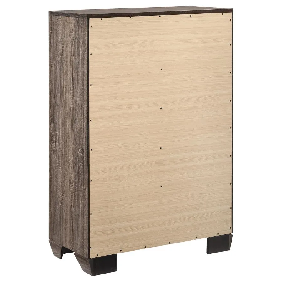 Kauffman 5-Piece Storage Queen Bedroom Set with High Straight Headboard - Image 13