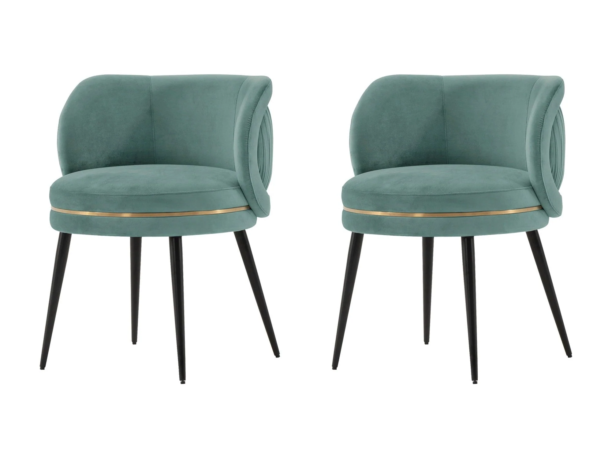 Kaya Dining Chair in Mint Green (set of 2)