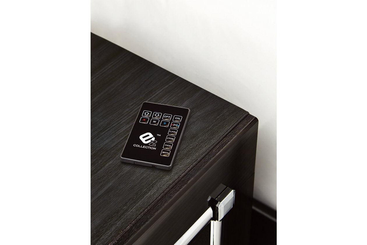 Kaydell Black Queen Upholstered Platform Bed - Image 8