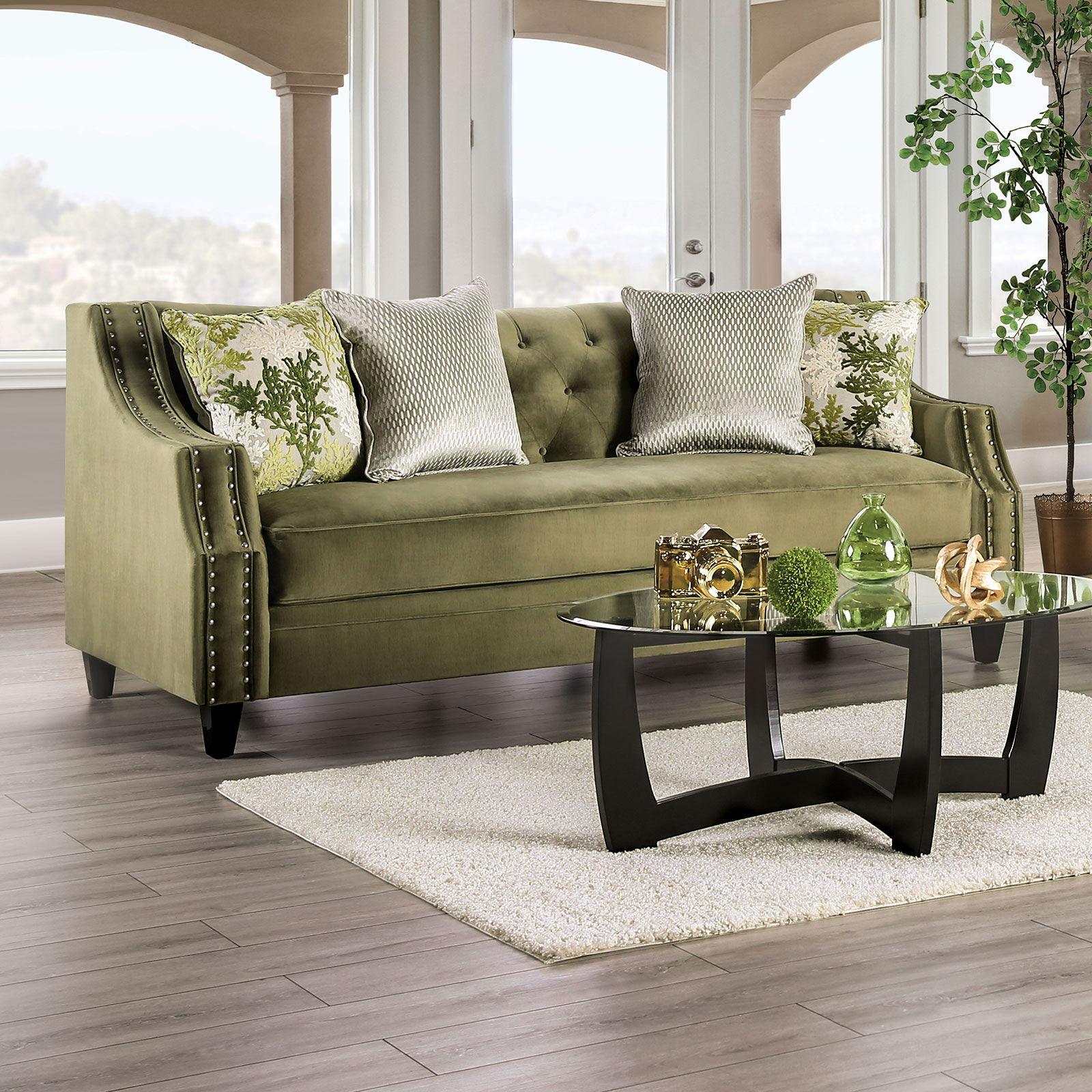 Kaye Green Stationary Sofa & Loveseat - Image 2