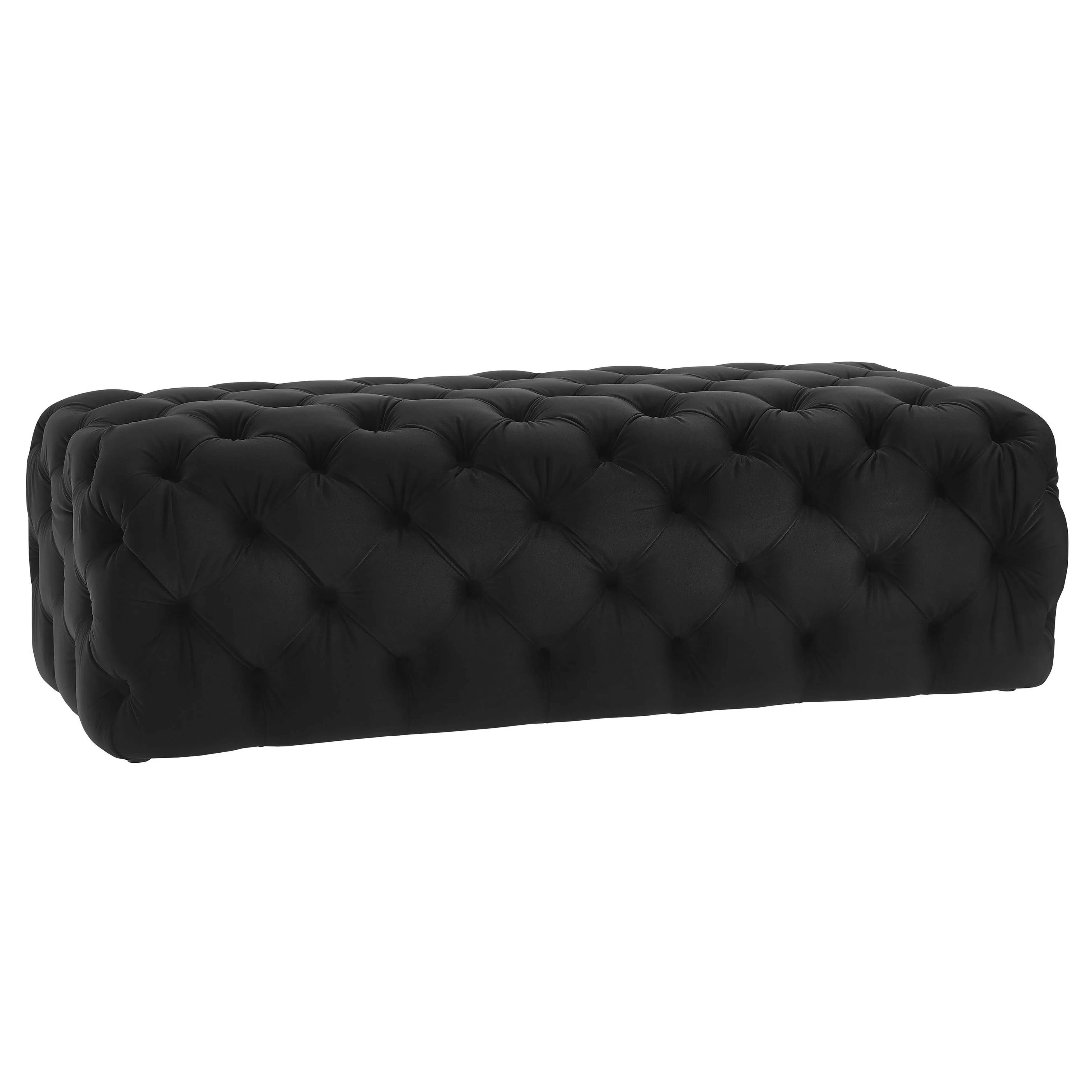 Kaylee Velvet Ottoman - Image 7