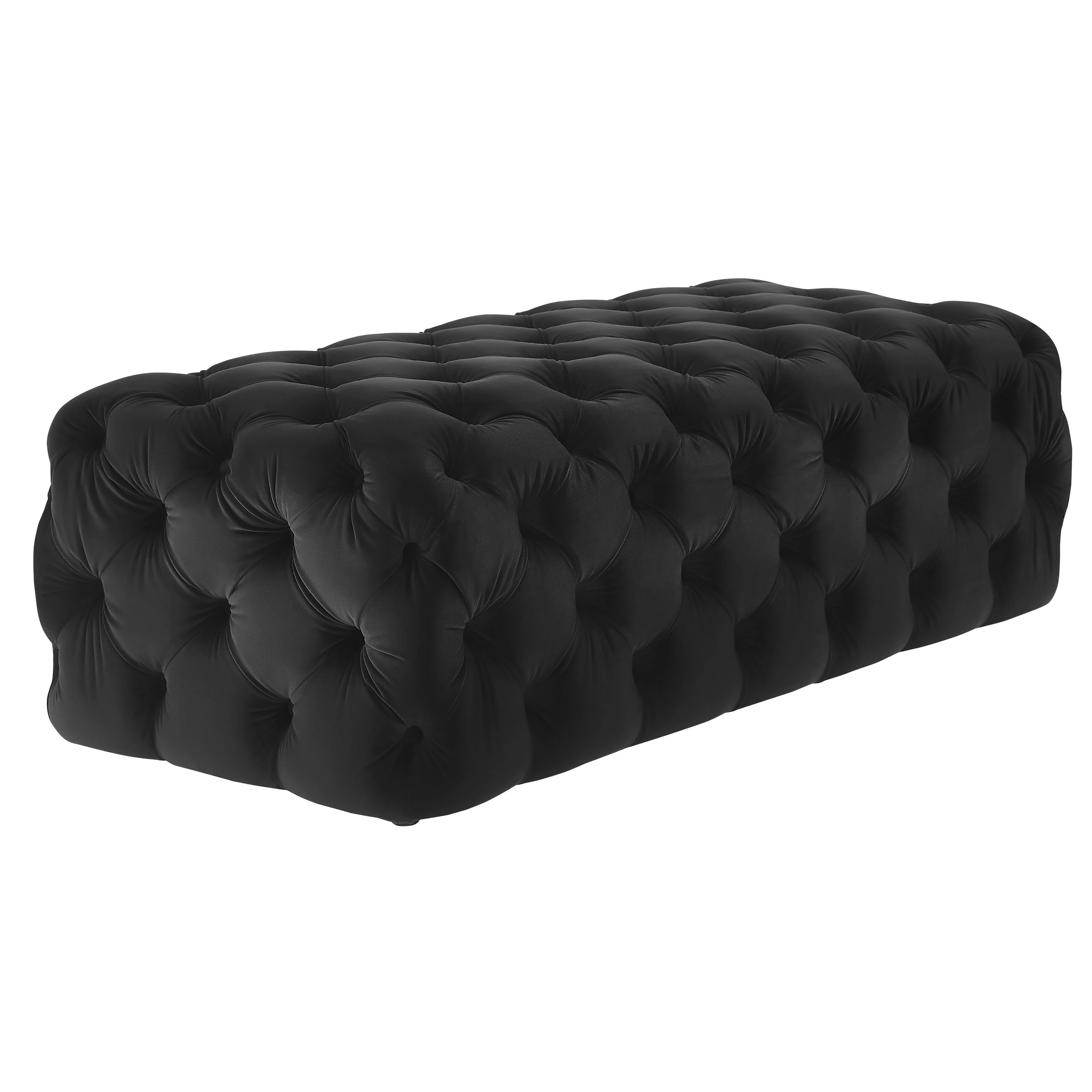 Kaylee Velvet Ottoman - Image 9