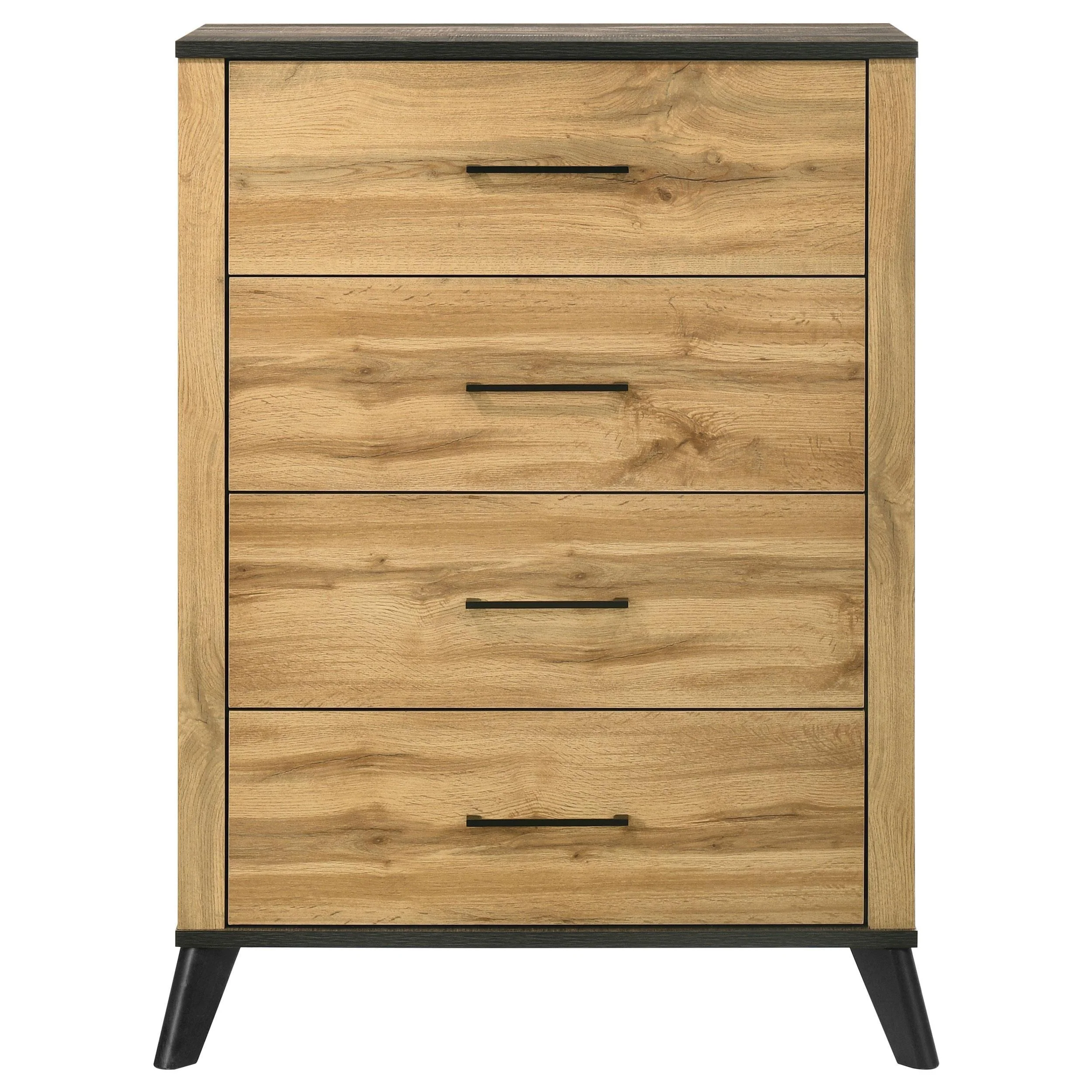 Kaywood 4-drawer Bedroom Chest of Drawers Natural Pine - Image 2