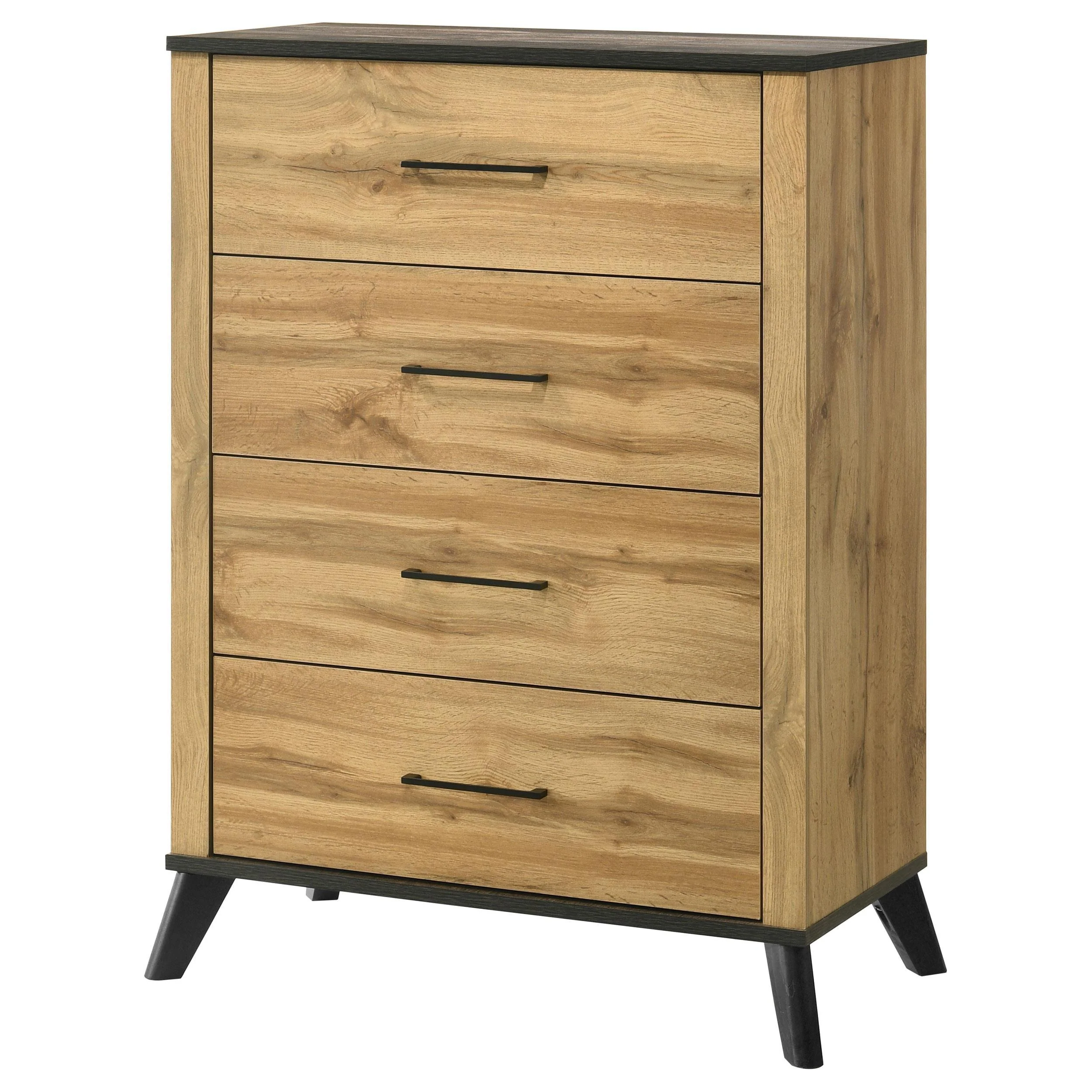 Kaywood 4-drawer Bedroom Chest of Drawers Natural Pine - Image 3