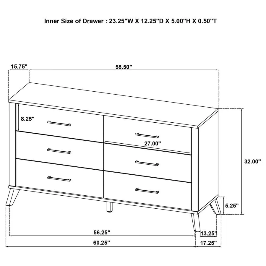 Kaywood Natural Pine 5-Piece Eastern King Bedroom Set - Image 18