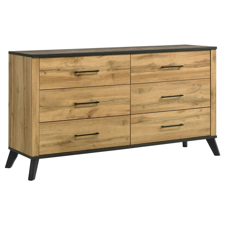 Kaywood Natural Pine 5-Piece Queen Bedroom Set - Image 7