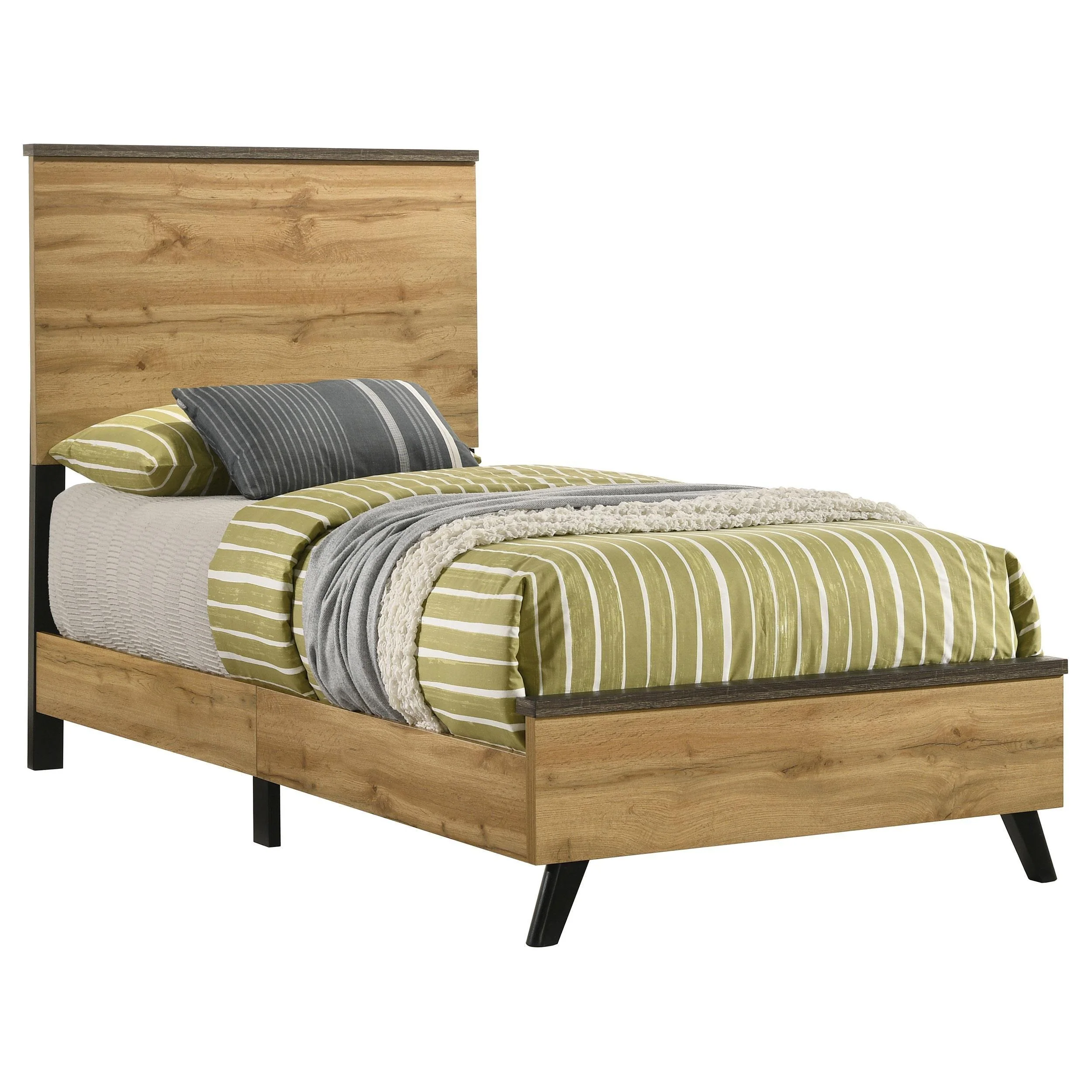 Kaywood Natural Pine 51-inch Twin Panel Bed - Image 2