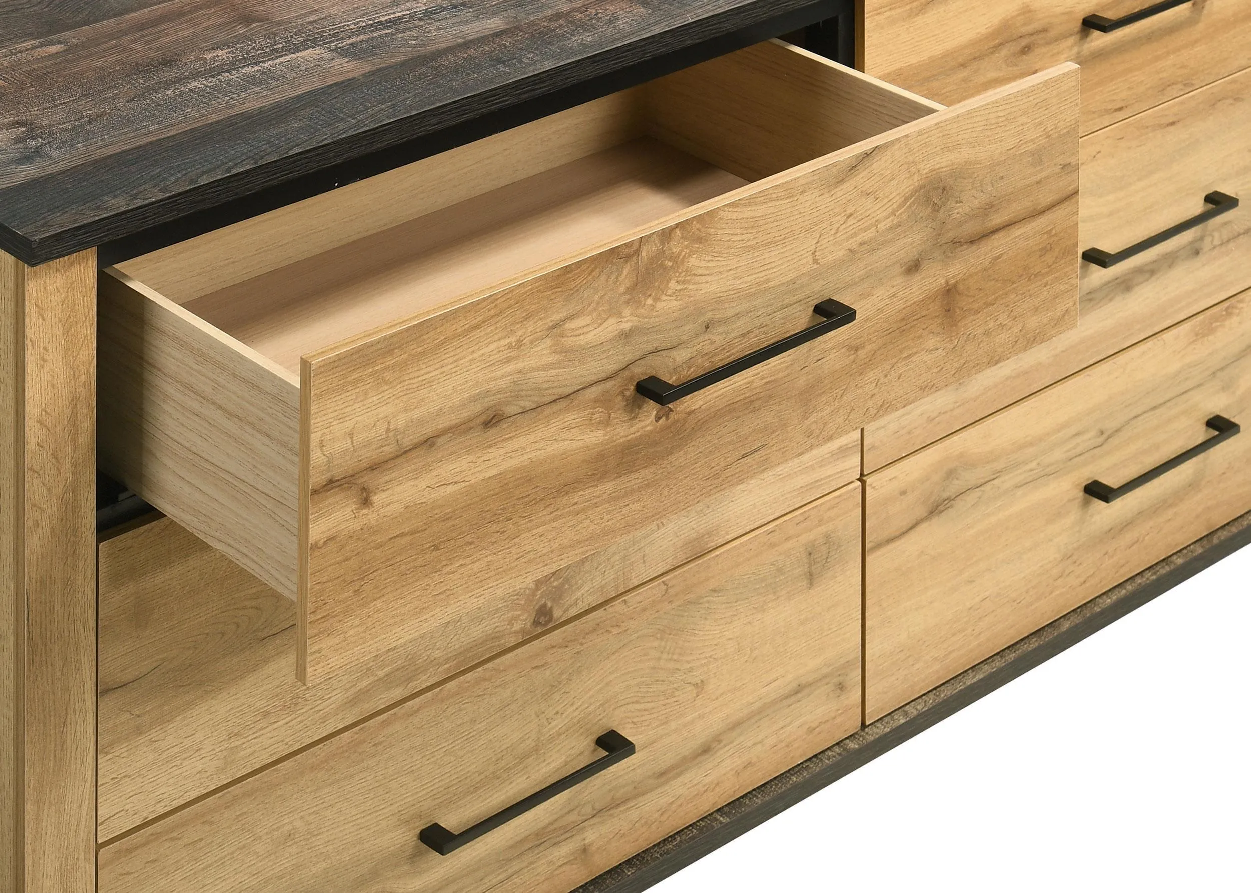 Kaywood Natural Pine 6-drawer Dresser Cabinet - Image 10