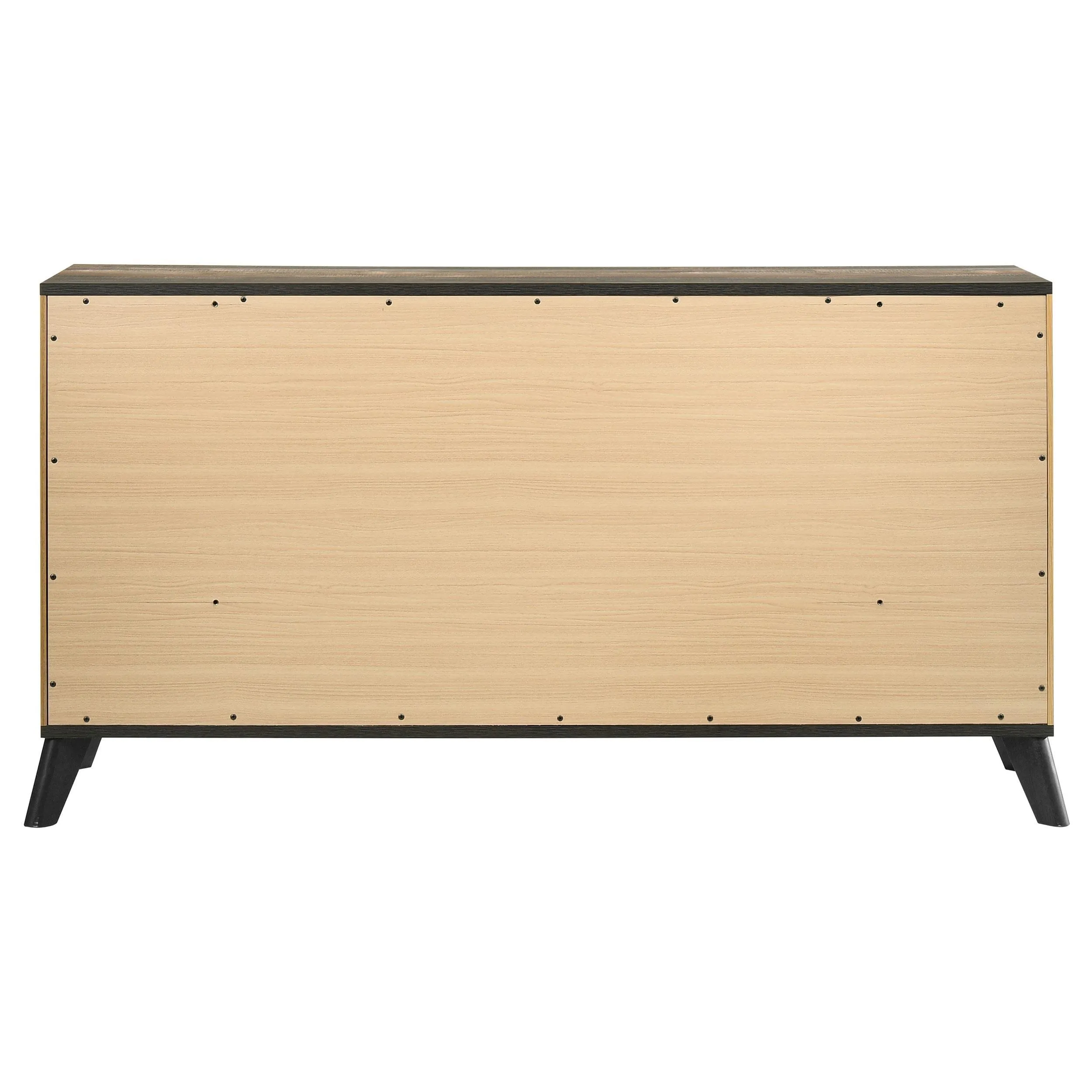 Kaywood Natural Pine 6-drawer Dresser Cabinet - Image 6