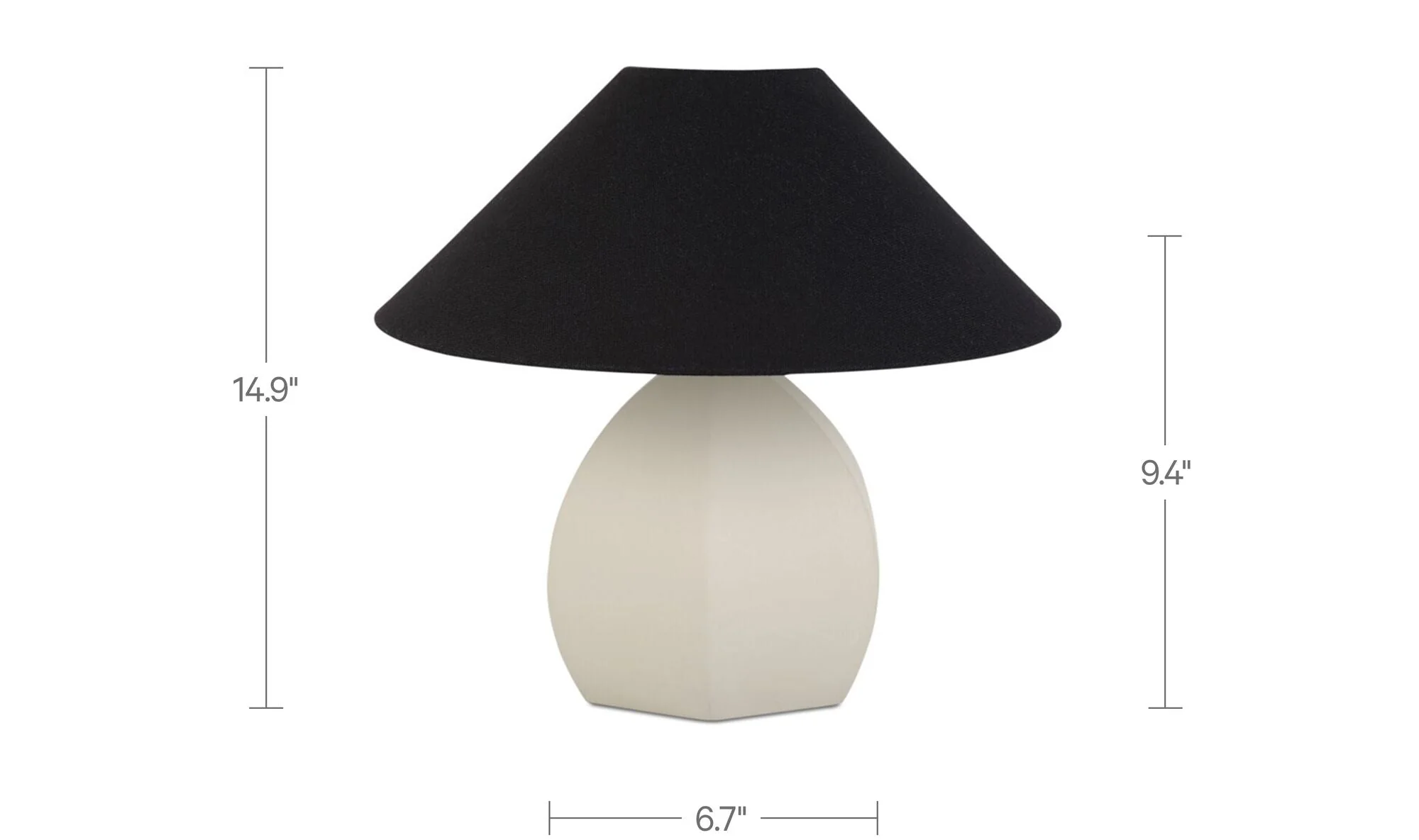 Keeley Table Lamp White - Image 3