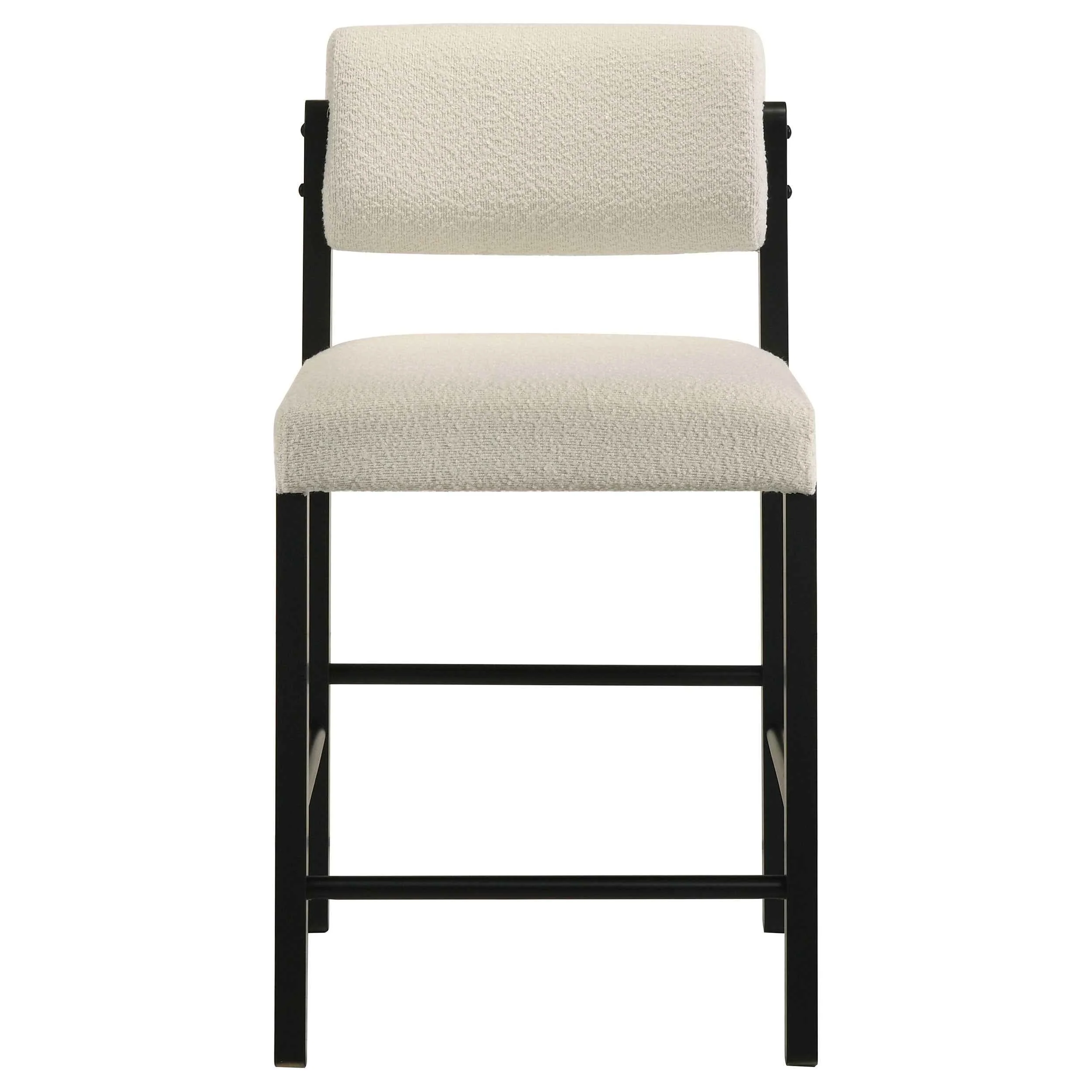 Kehoe Cream/Black Upholstered Counter Height Chair (Set of 2) - Image 4
