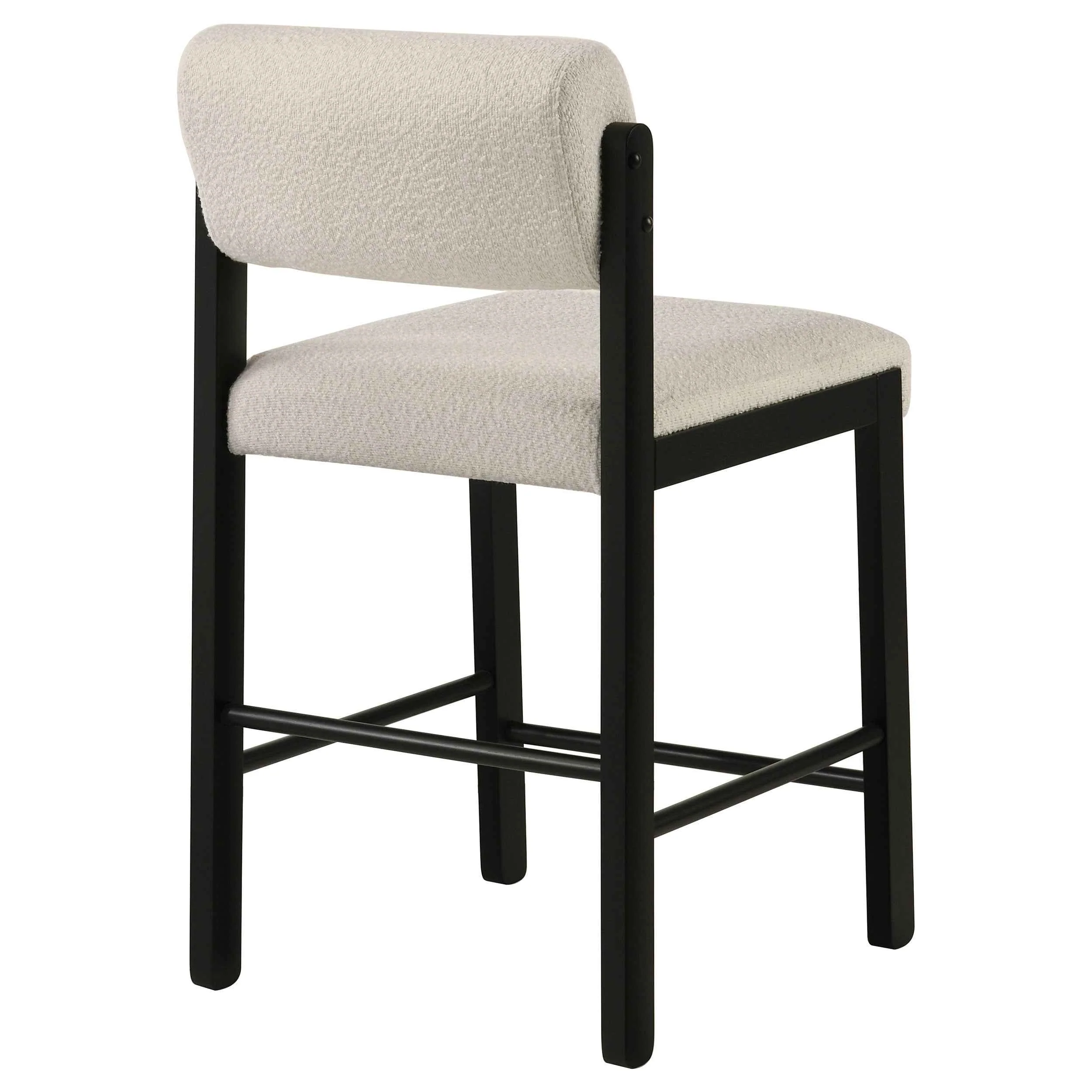 Kehoe Cream/Black Upholstered Counter Height Chair (Set of 2) - Image 8