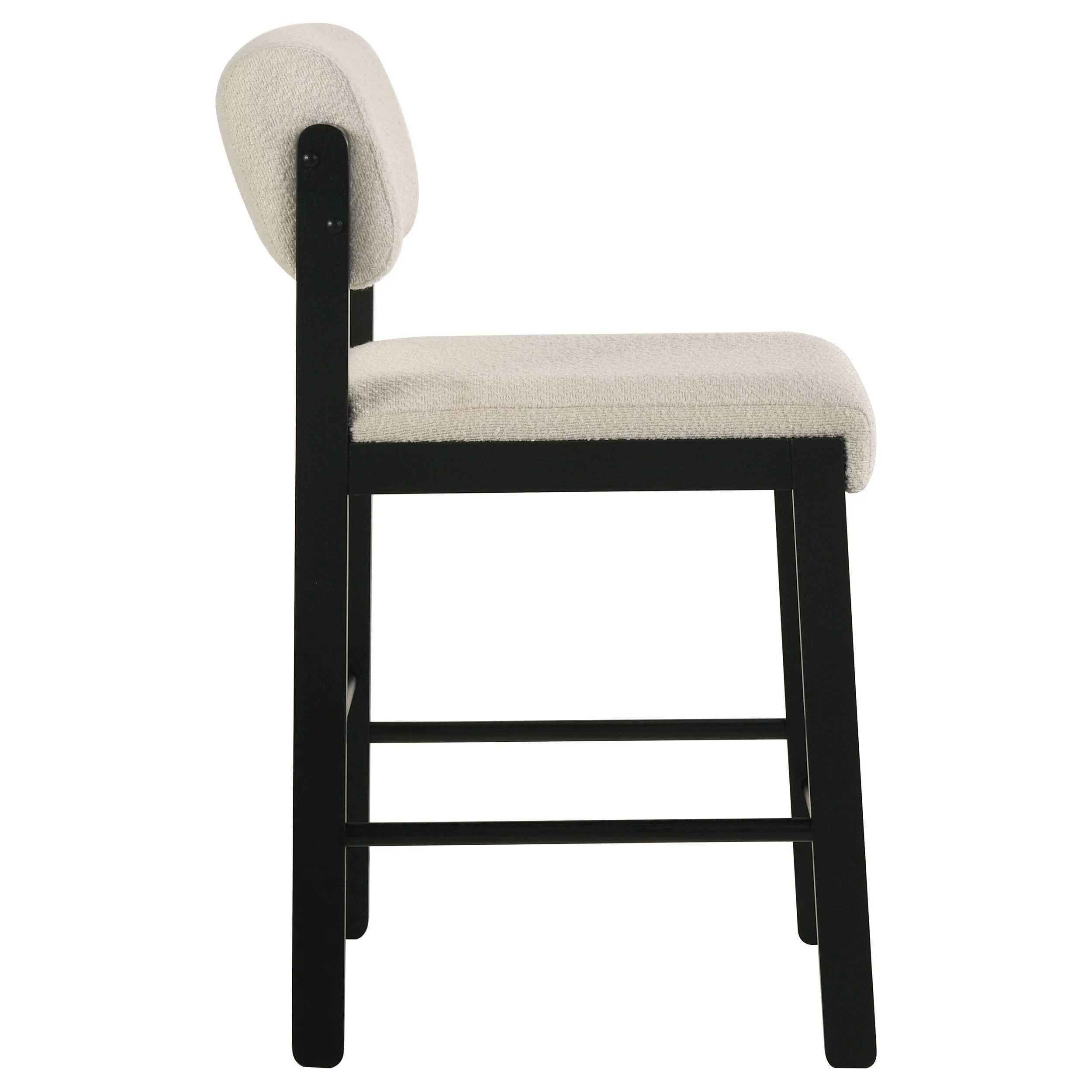 Kehoe Cream/Black Upholstered Counter Height Chair (Set of 2) - Image 9