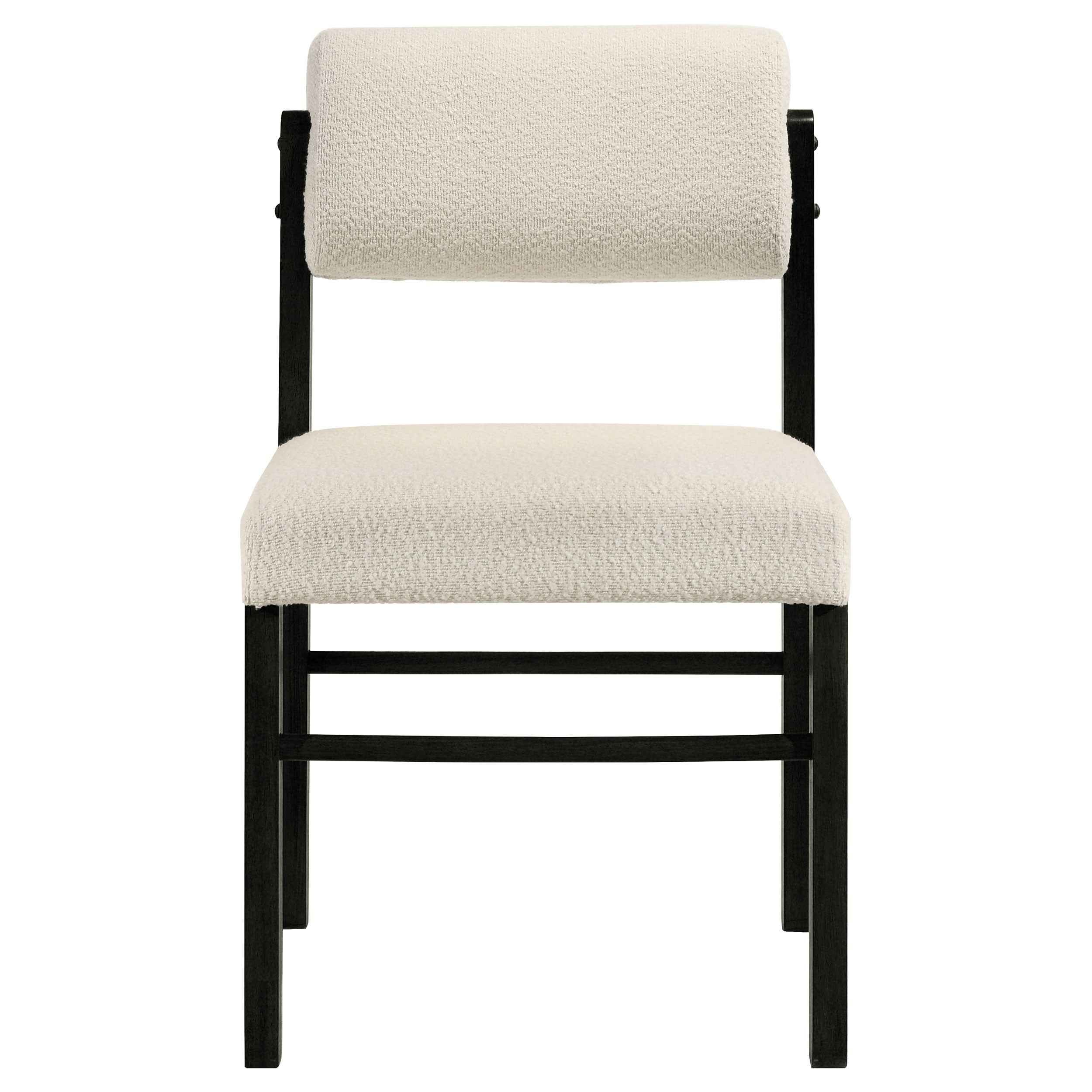 Kehoe Cream/Black Upholstered Dining Side Chair (Set of 2) - Image 3