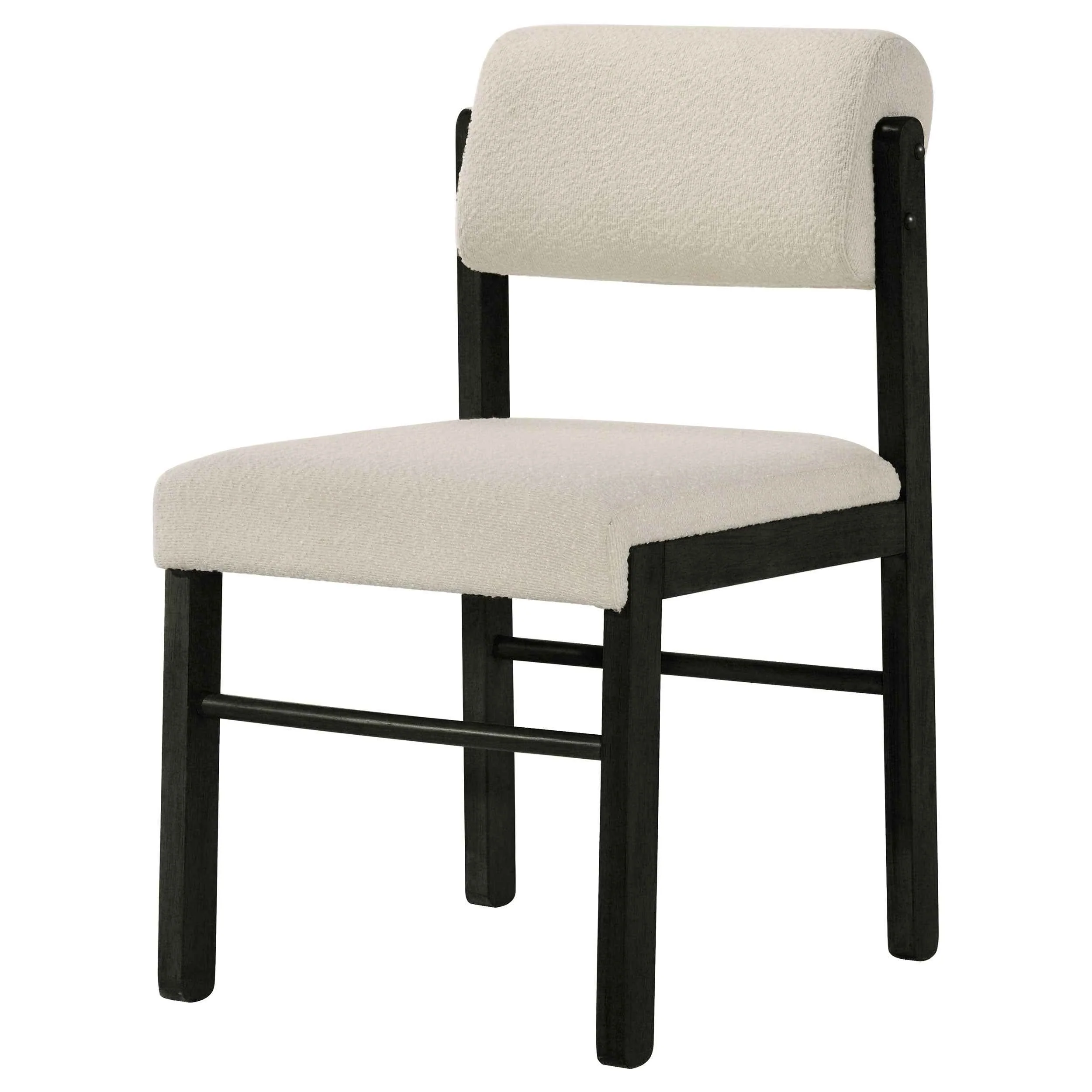 Kehoe Cream/Black Upholstered Dining Side Chair (Set of 2) - Image 4