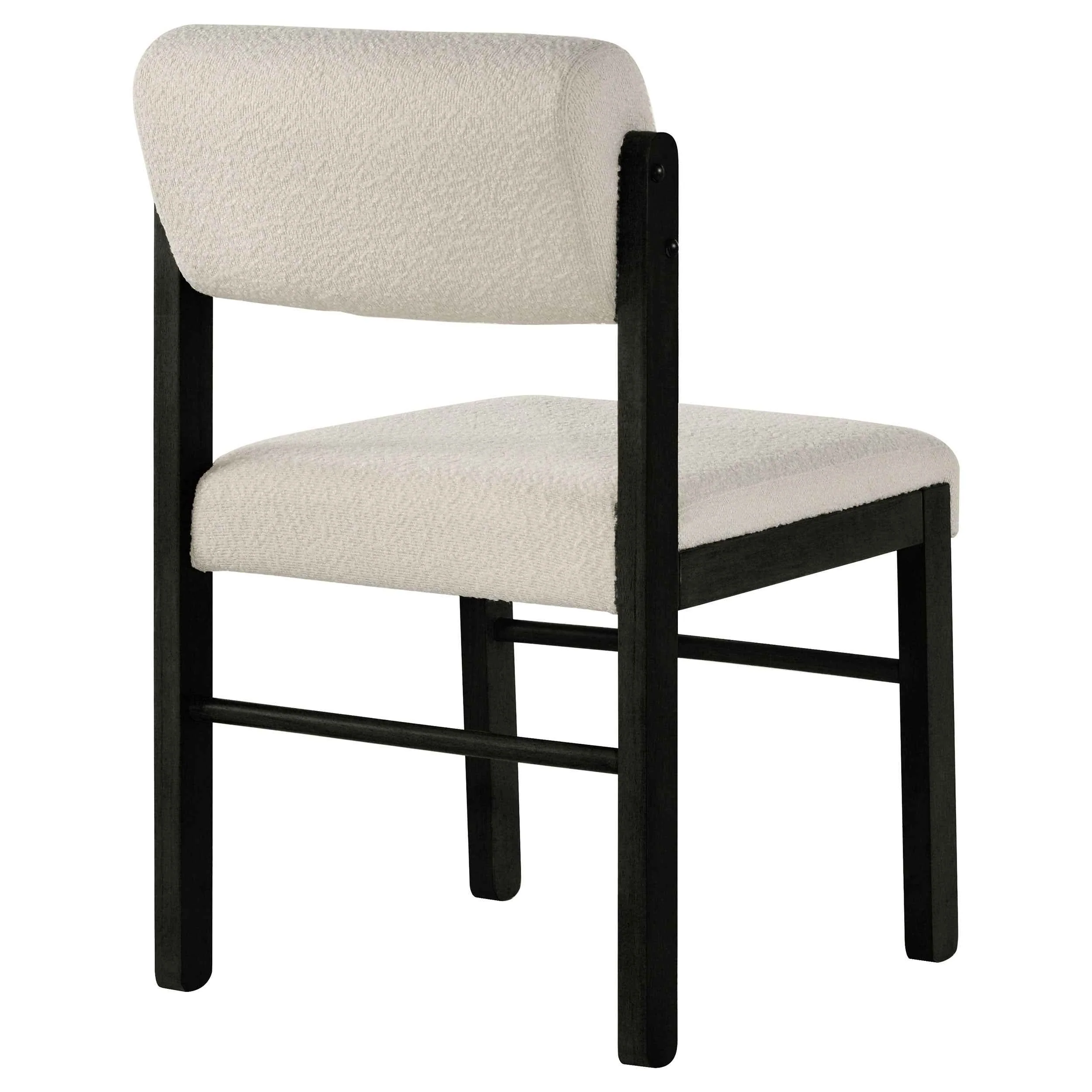 Kehoe Cream/Black Upholstered Dining Side Chair (Set of 2) - Image 7