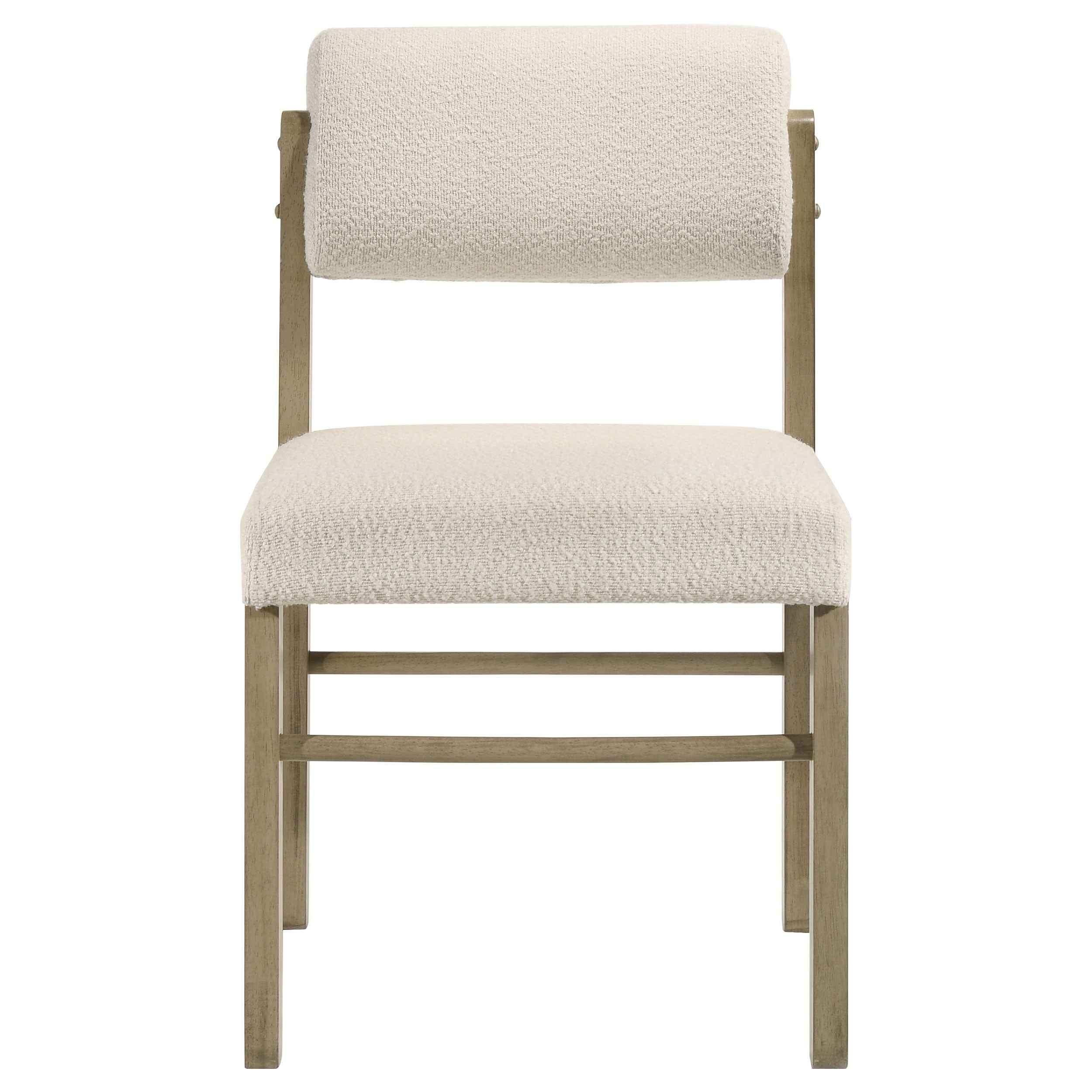 Kehoe Cream/Natural Oak Upholstered Dining Side Chair (Set of 2) - Image 4