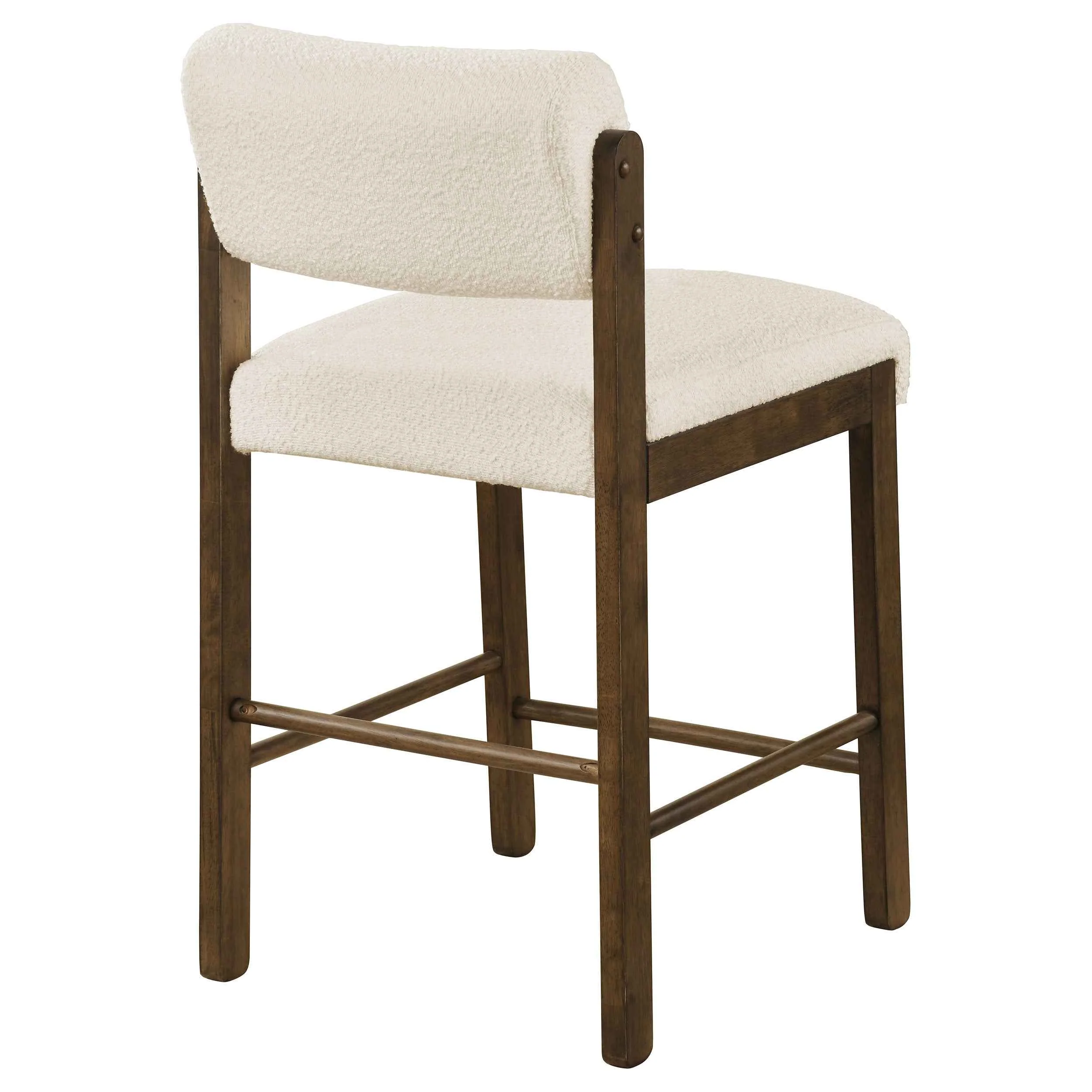 Kehoe Cream/Walnut Upholstered Counter Height Chair (Set of 2) - Image 7