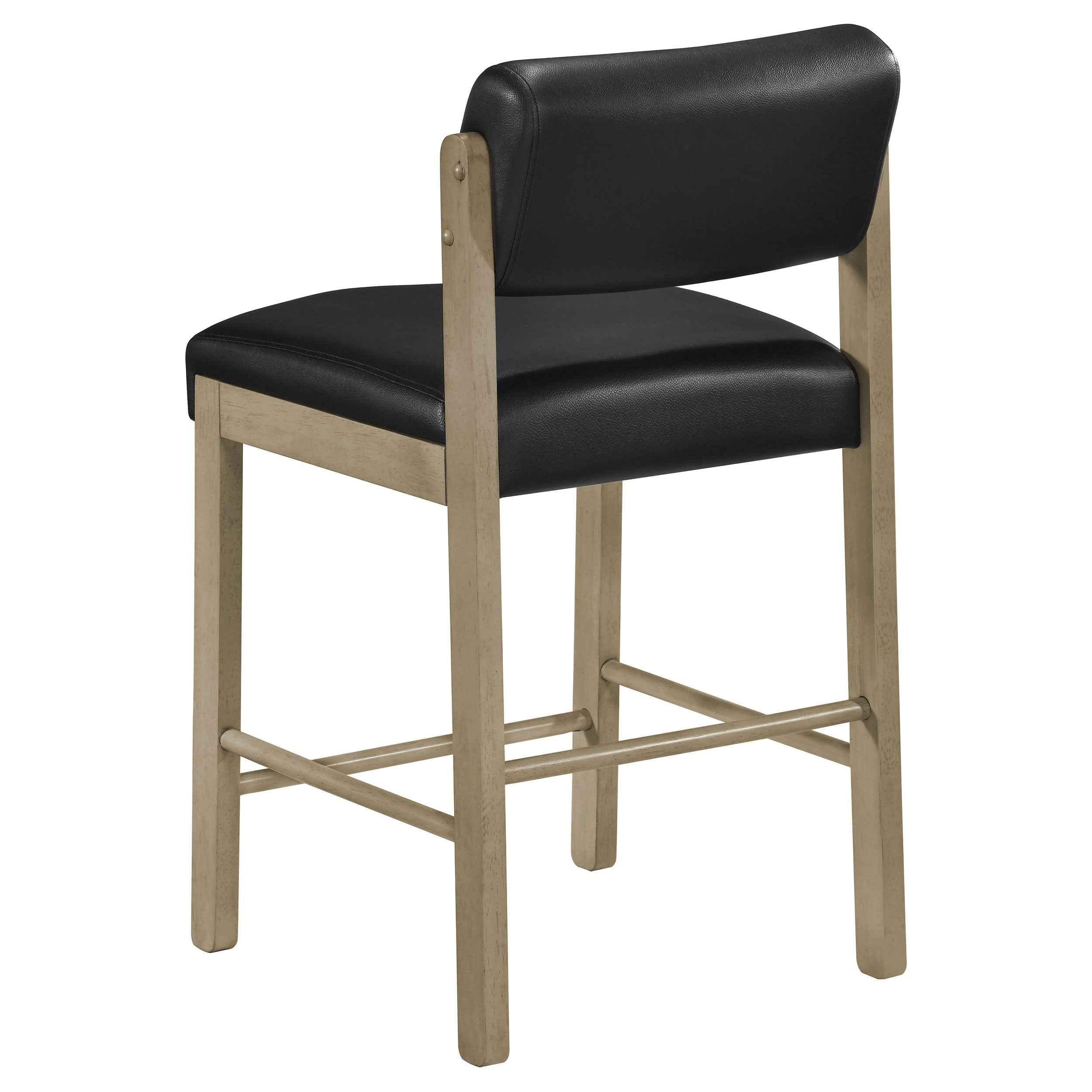 Kehoe Natural Oak/Black Upholstered Counter Height Chair (Set of 2) - Image 6