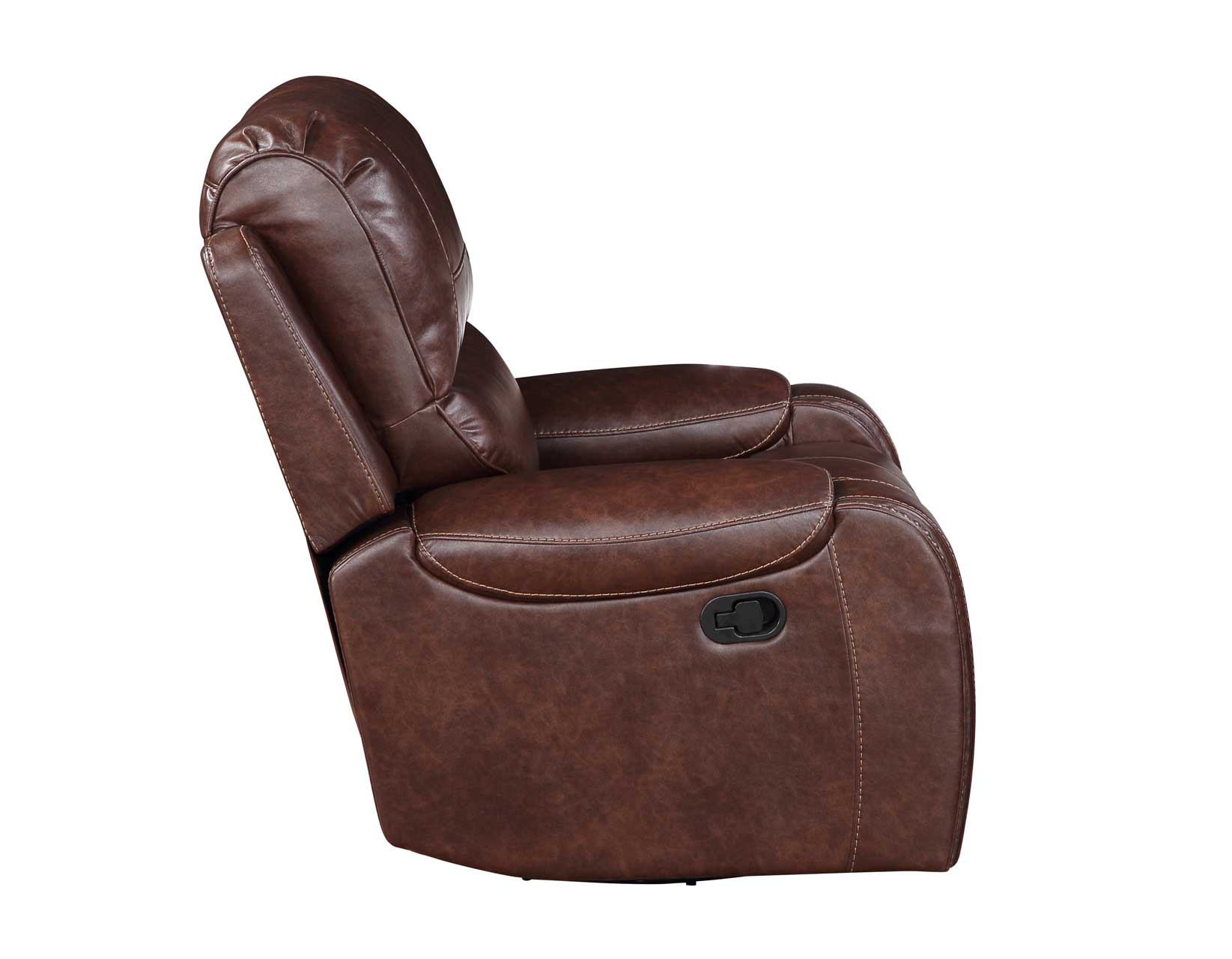 Keily Brown Manual Swivel Glider Recliner - Image 7