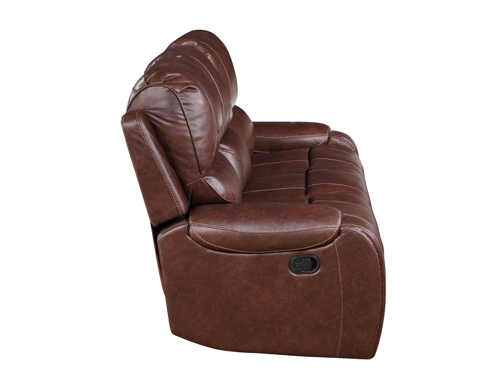 Keily Brown Reclining Sofa with Drop-Down Table - Image 12