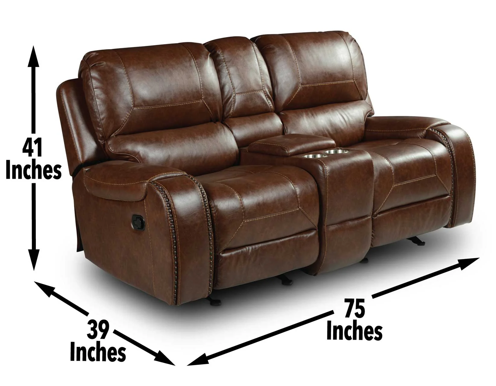 Keily Manual Glider Reclining Loveseat - Image 10