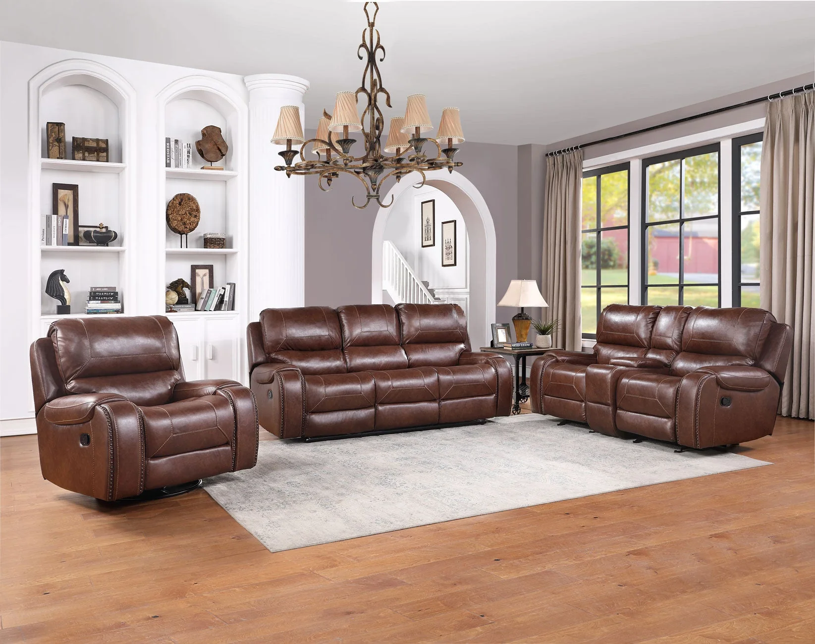 Keily Manual Glider Reclining Loveseat - Image 11