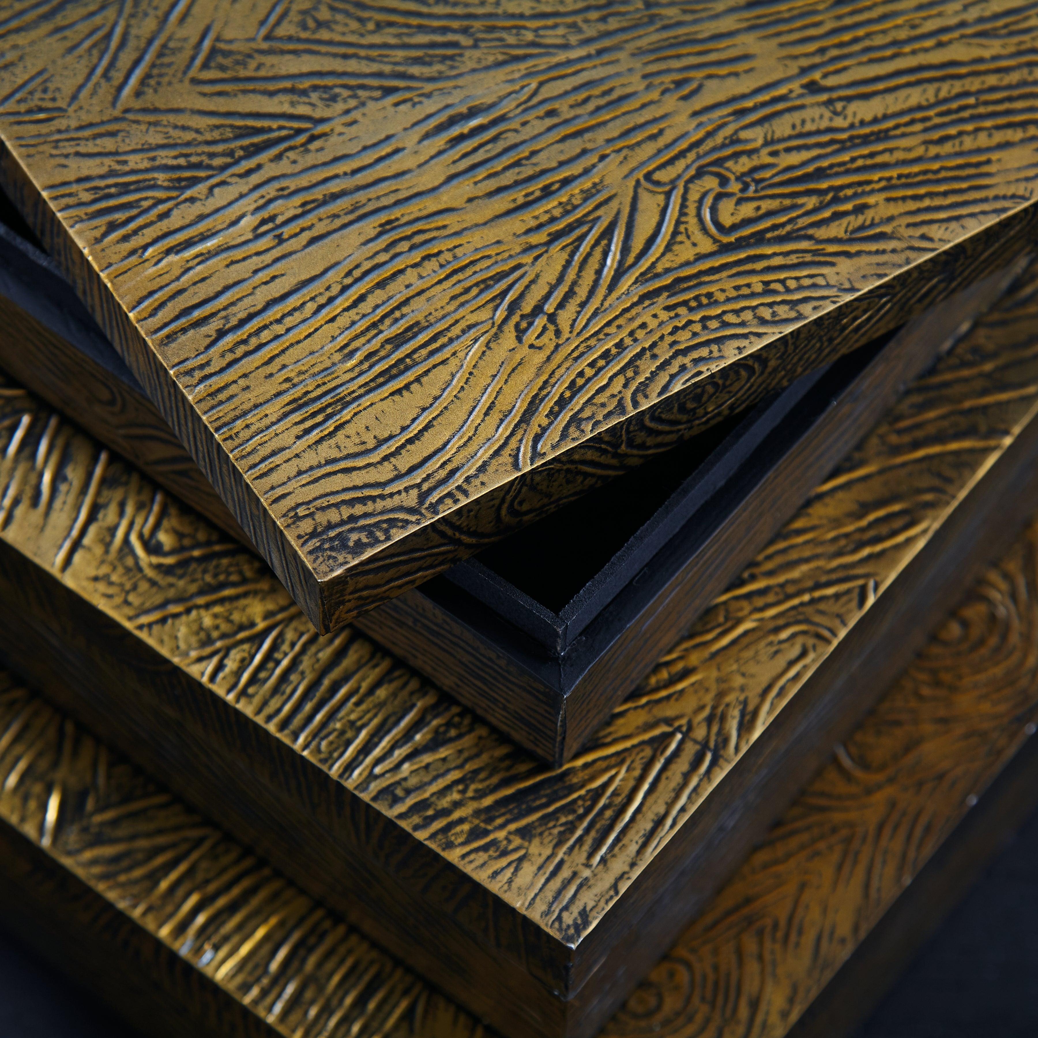 Keldy Antique Brass Finish Box - Image 2