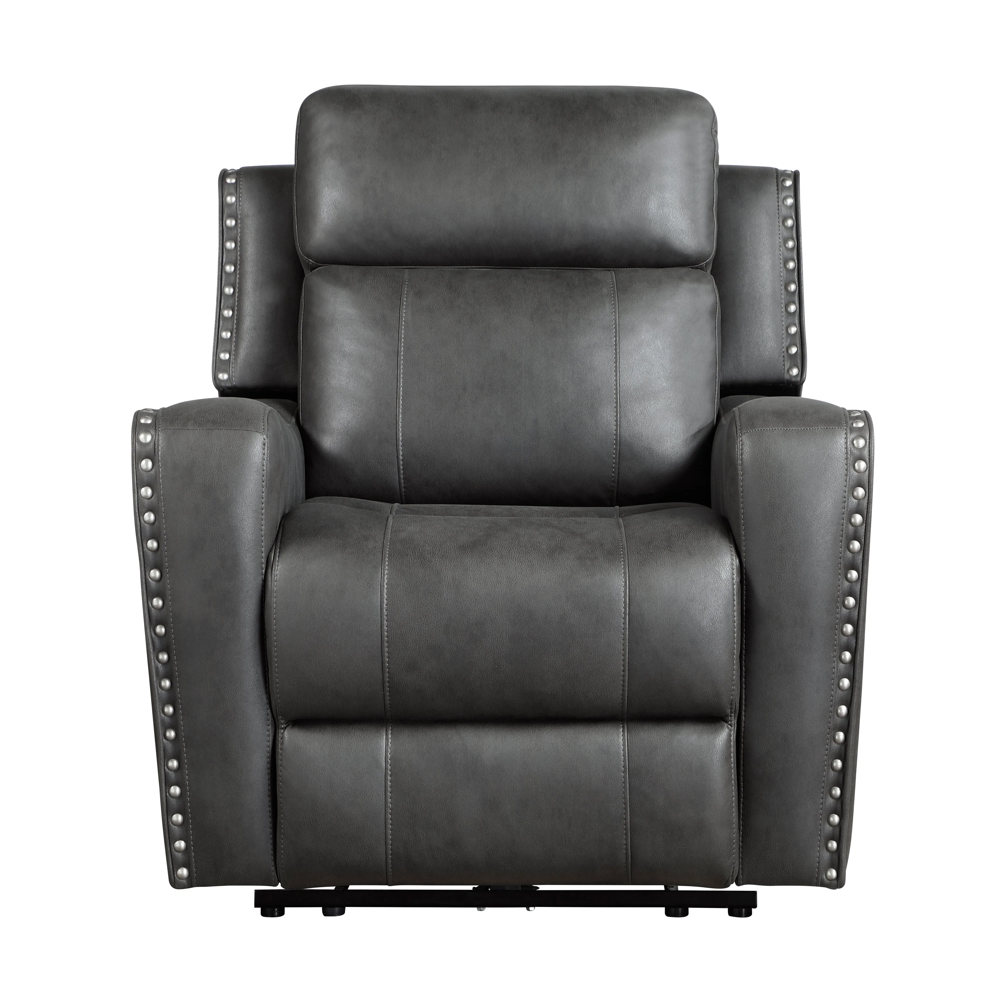 Kellen Smoky Gray Double Reclining Living Room Set - Image 12