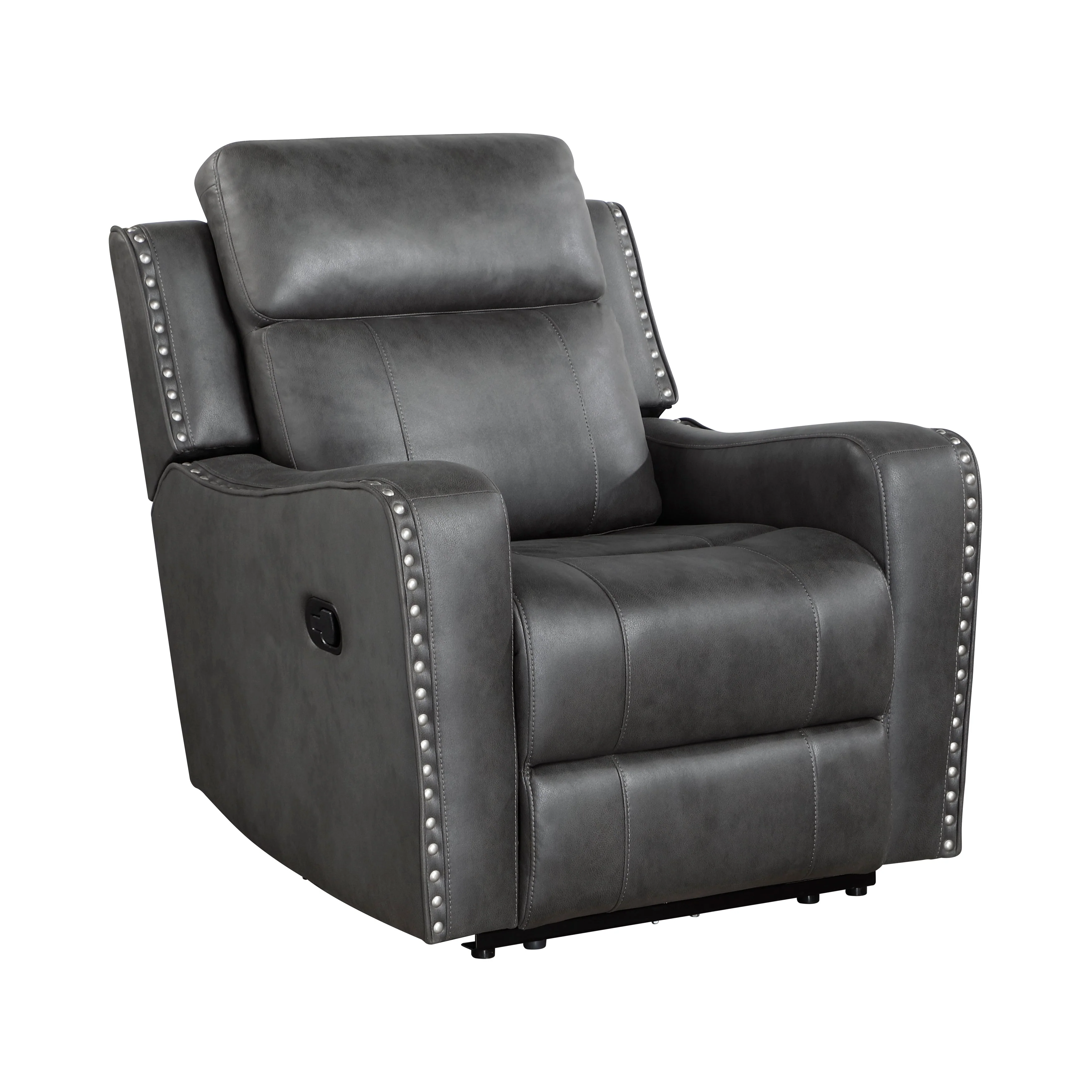 Kellen Smoky Gray Double Reclining Living Room Set - Image 13