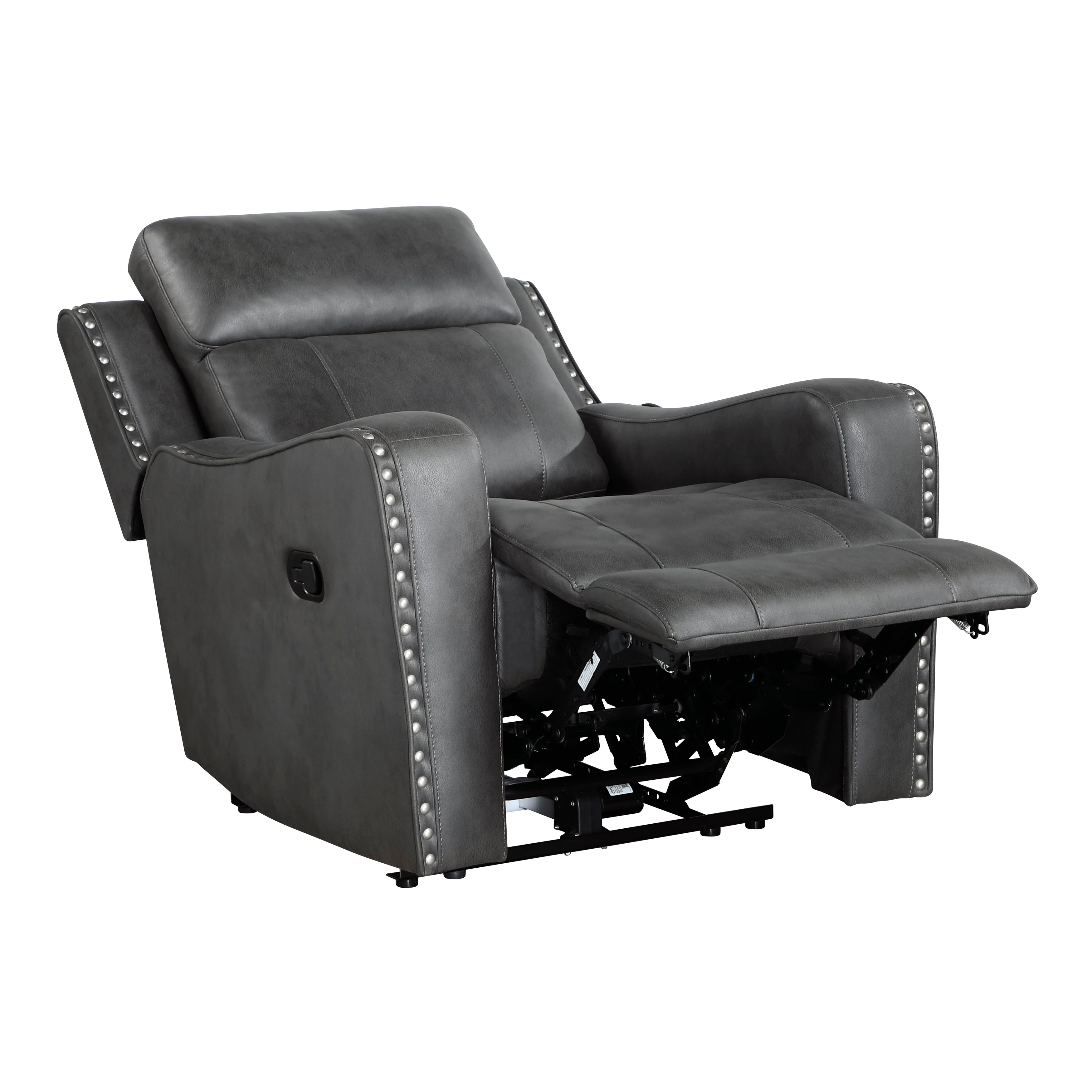 Kellen Smoky Gray Double Reclining Living Room Set - Image 18