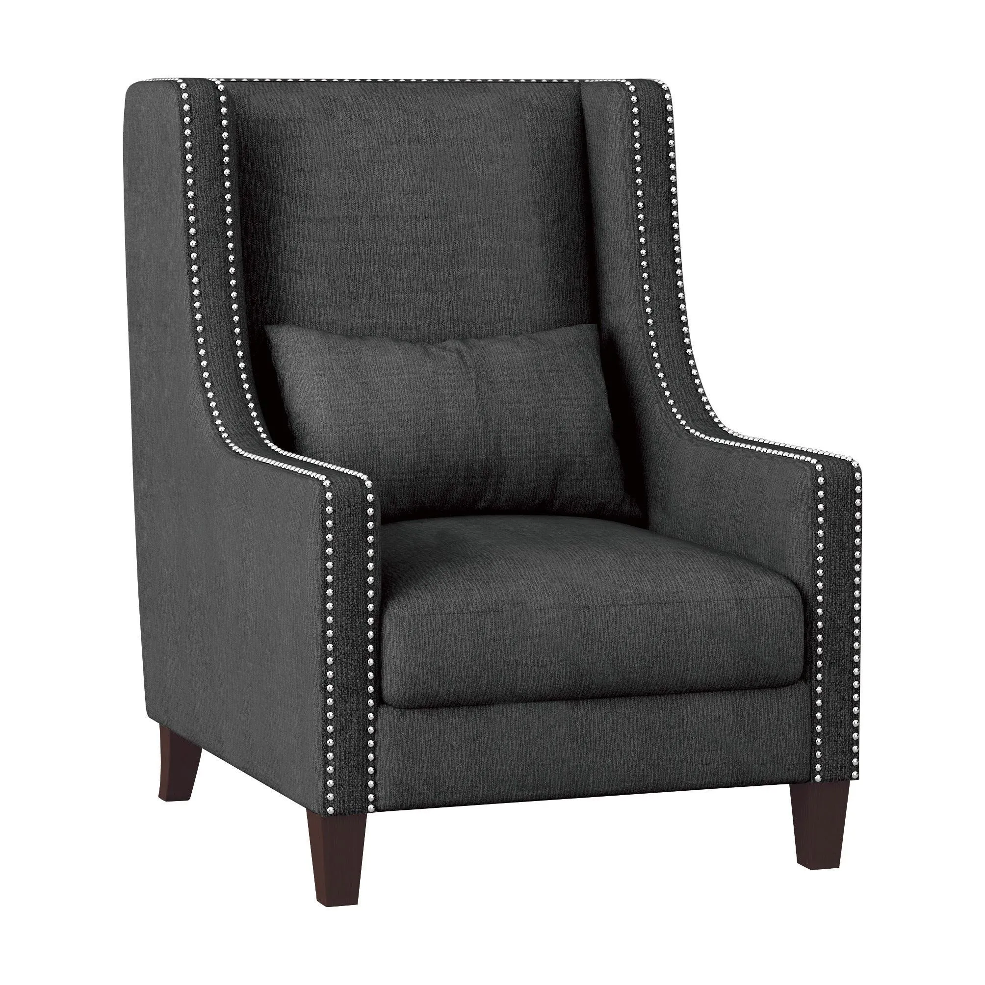 Keller Dark Gray Accent Chair - Image 4