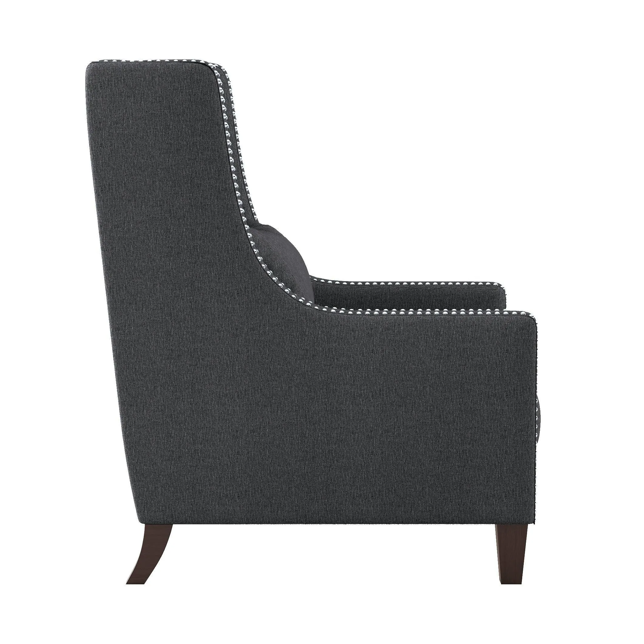 Keller Dark Gray Accent Chair - Image 5