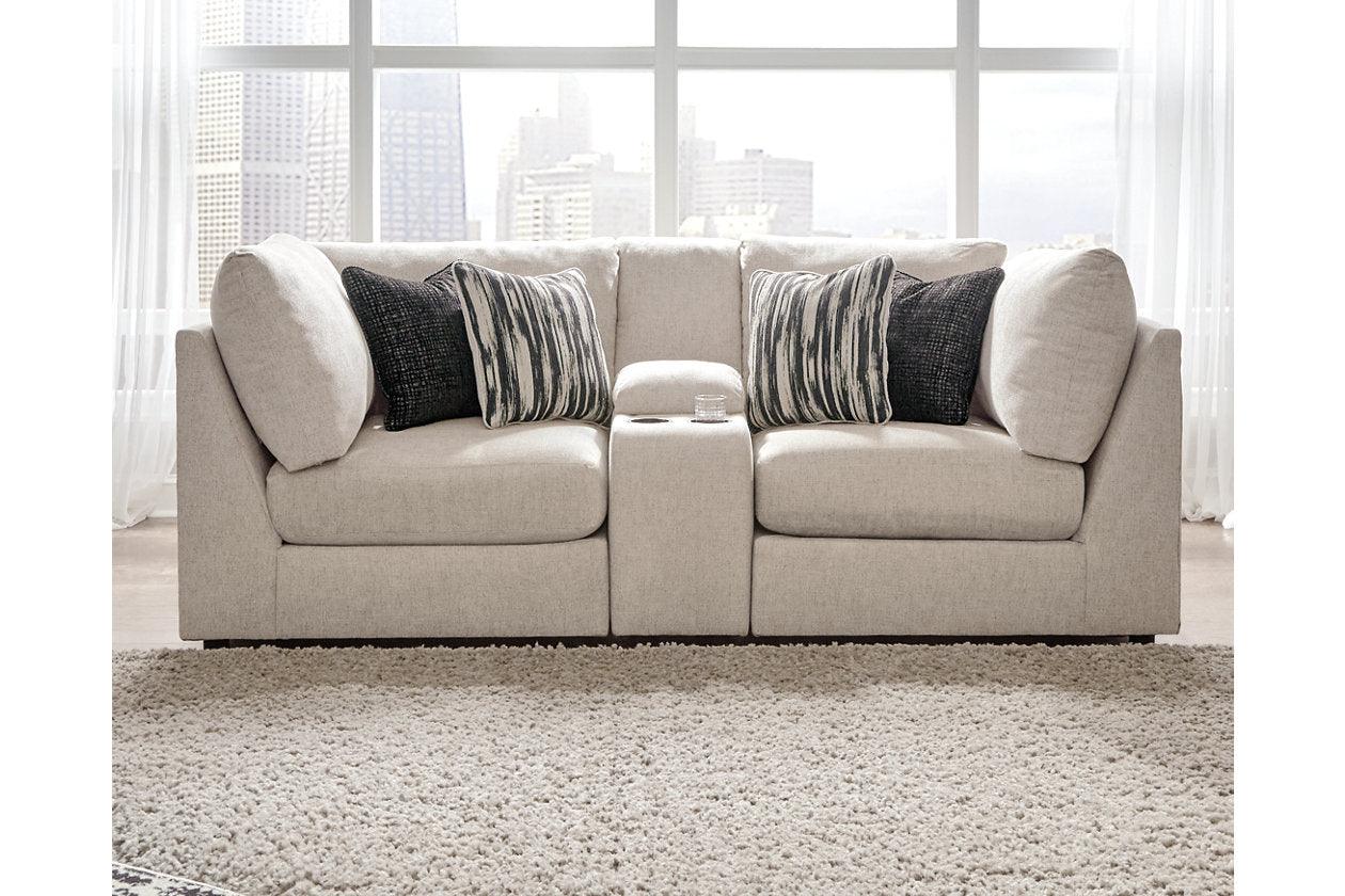 Kellway Bisque 3-Piece Loveseat - Image 5