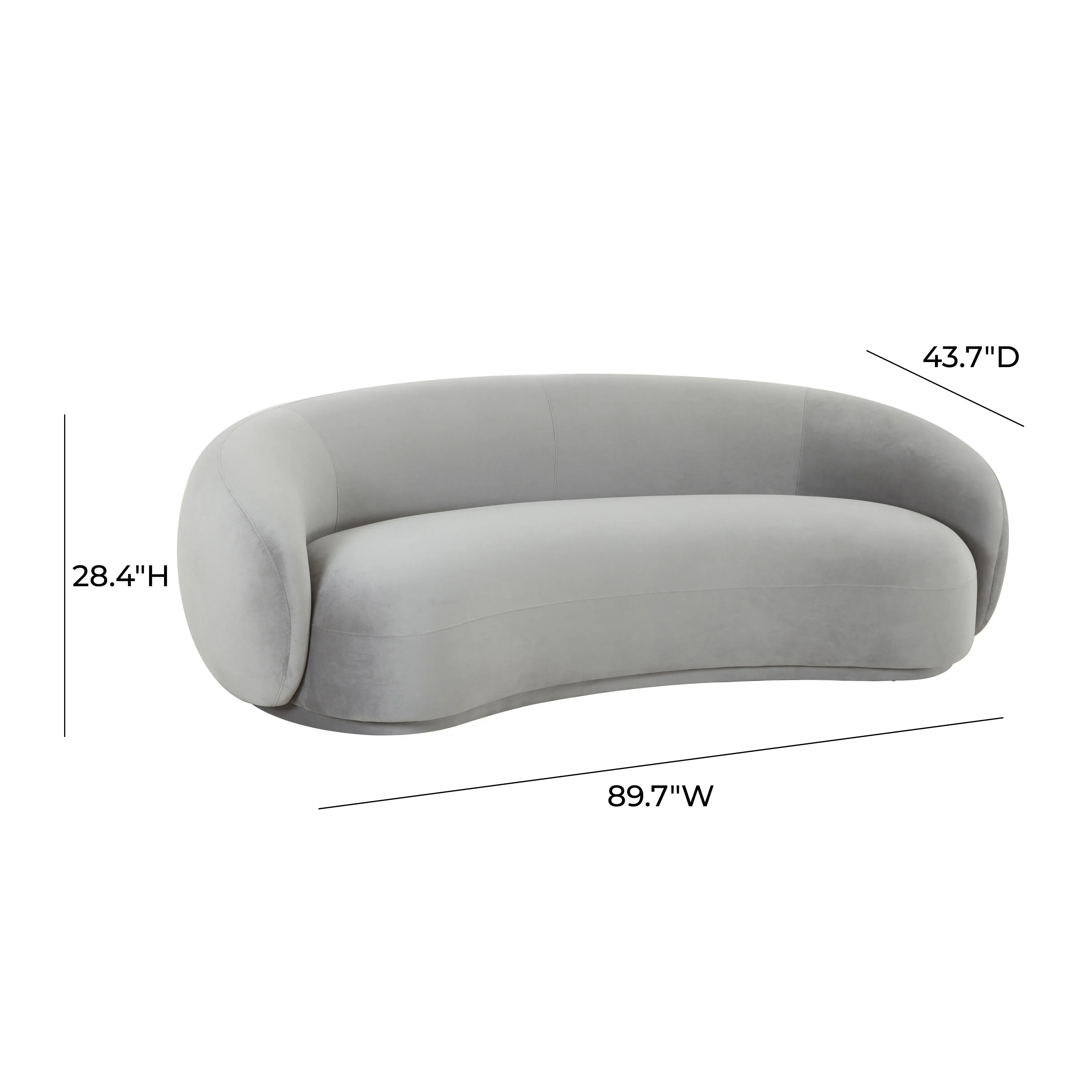 Kendall Velvet Sofa - Image 12