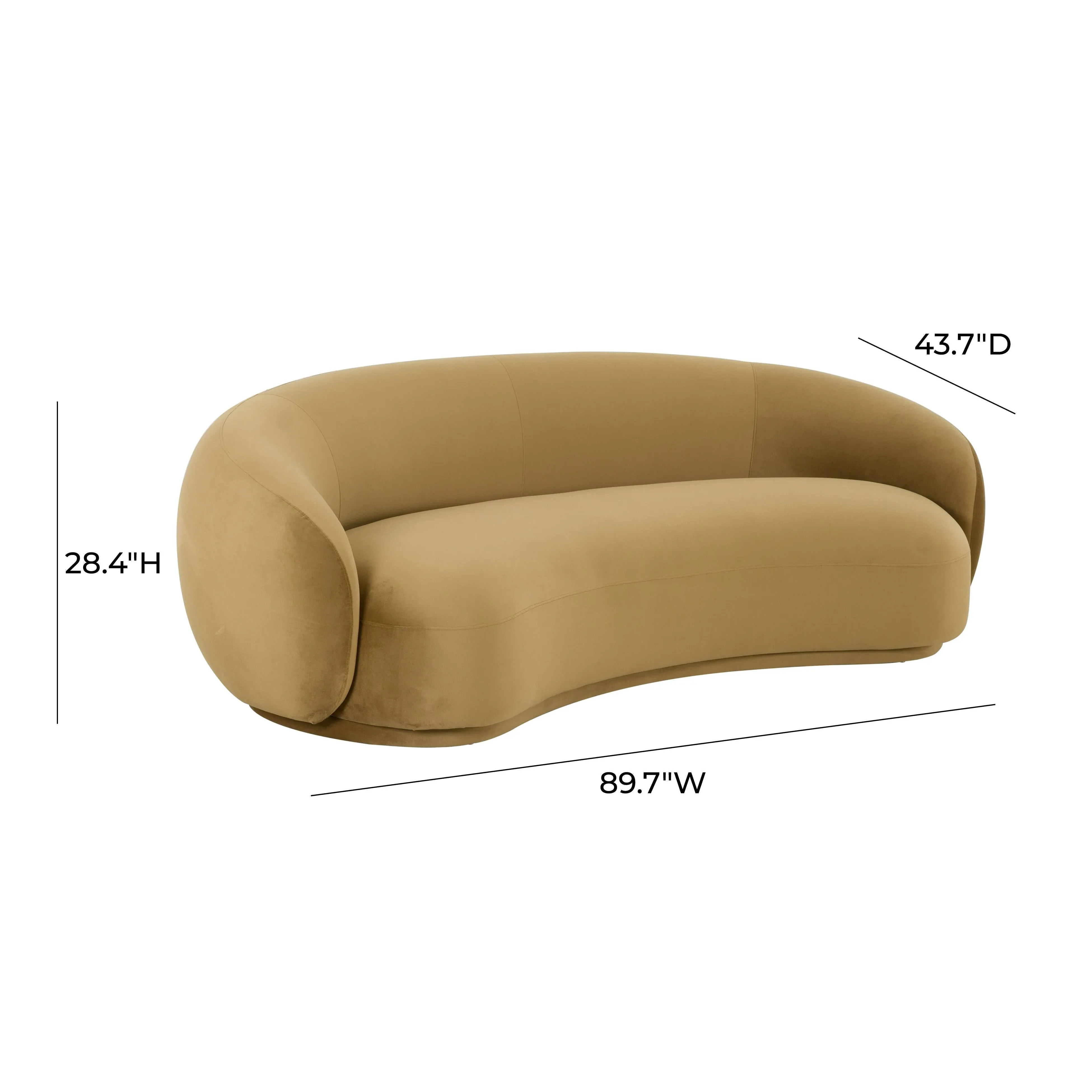 Kendall Velvet Sofa - Image 18