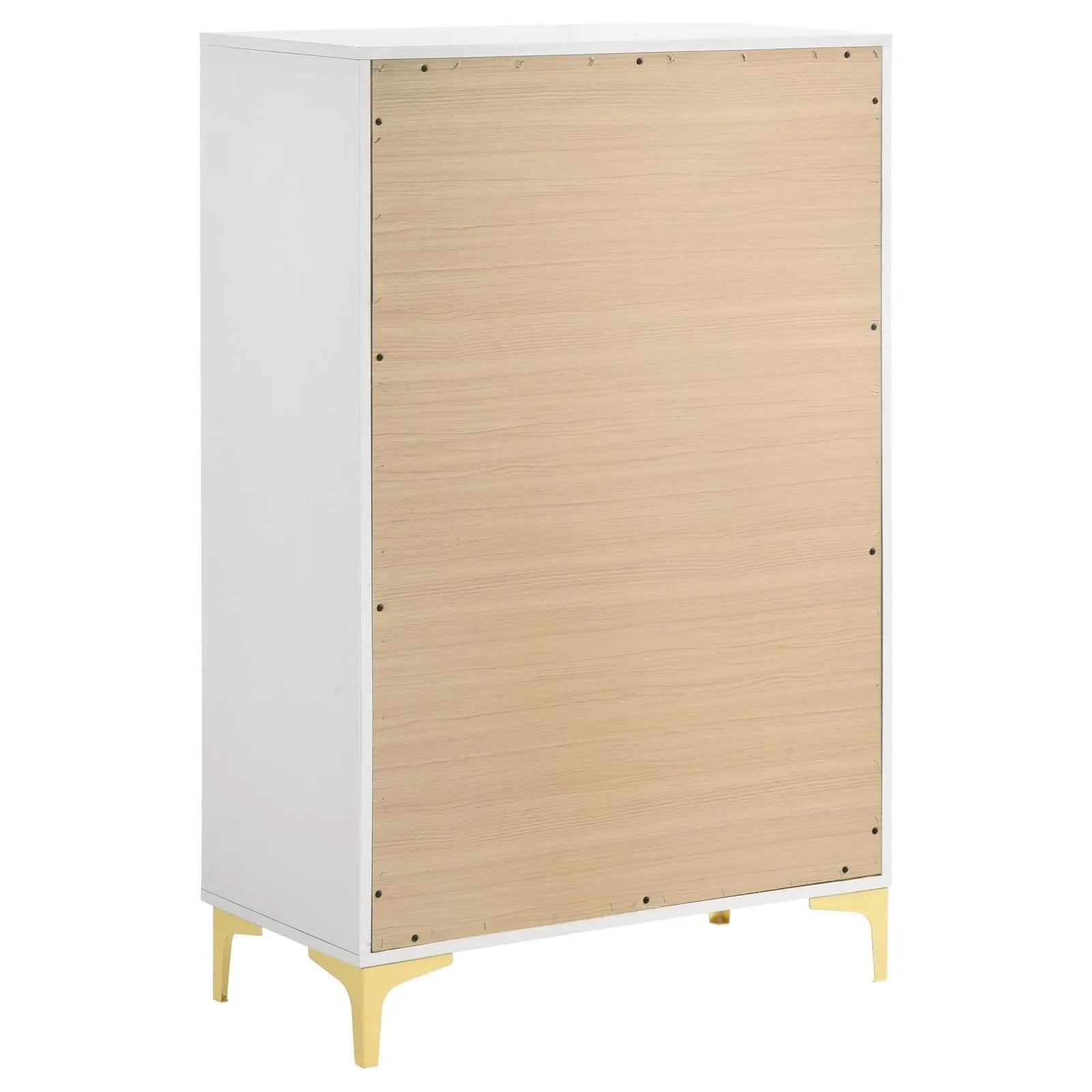 Kendall White 5-Drawer Chest - Image 5