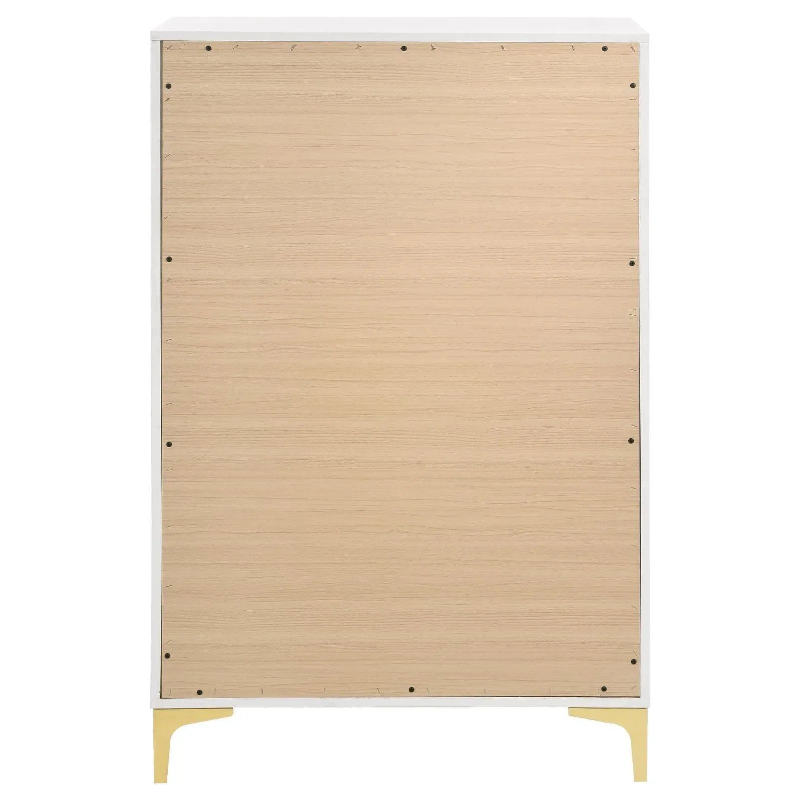 Kendall White 5-Drawer Chest - Image 6