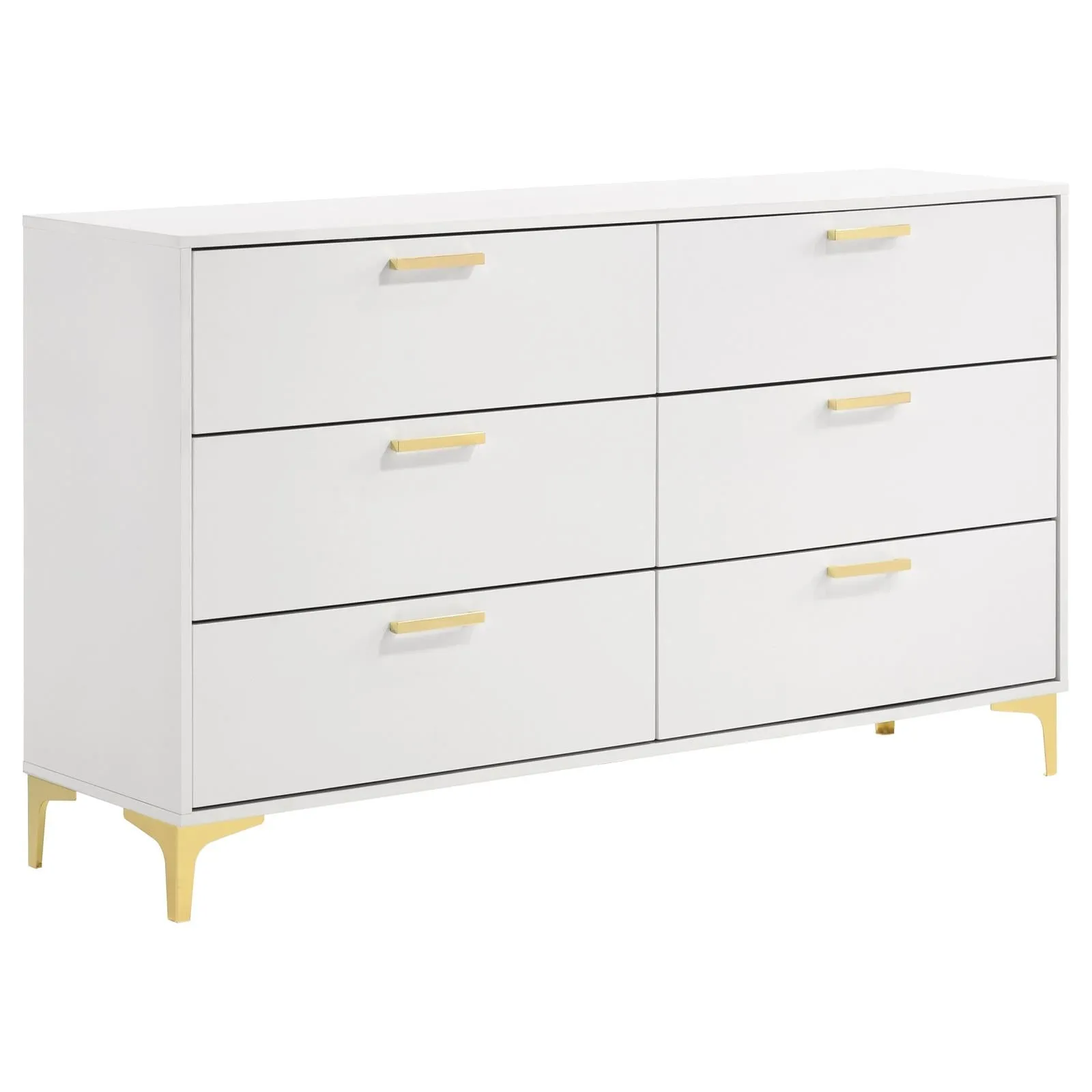 Kendall White 5-Piece Eastern King Bedroom Set - Image 8