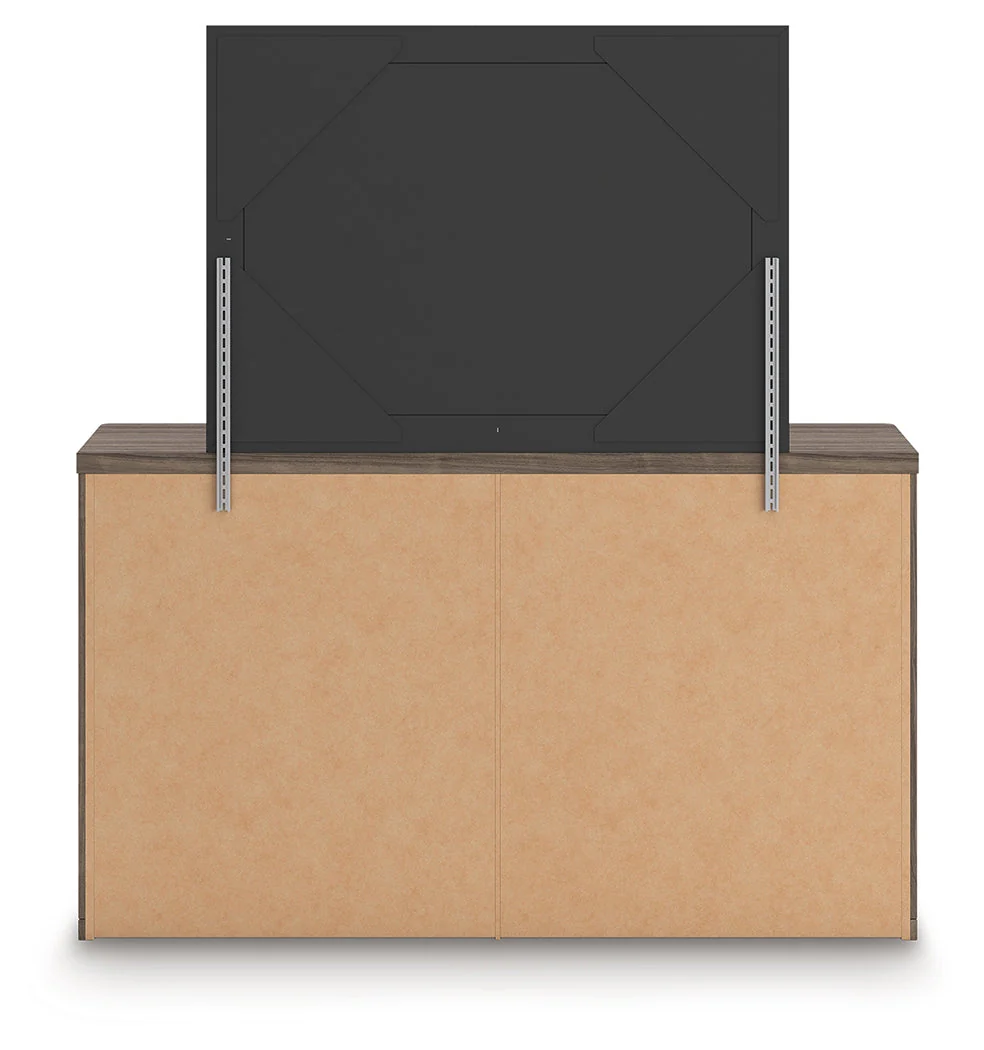 Kendanport Brown Dresser and Mirror - Image 7