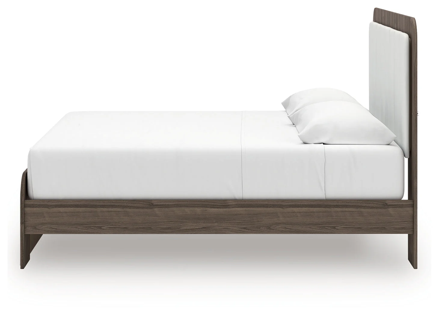 Kendanport White/Brown King Upholstered Bed, Dresser and Nightstand - Image 17