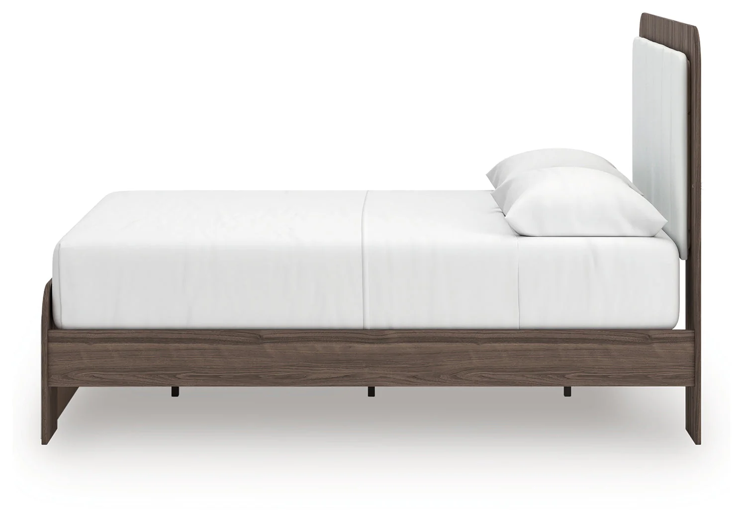 Kendanport White/Brown Queen Upholstered Bed, Dresser and Nightstand - Image 15